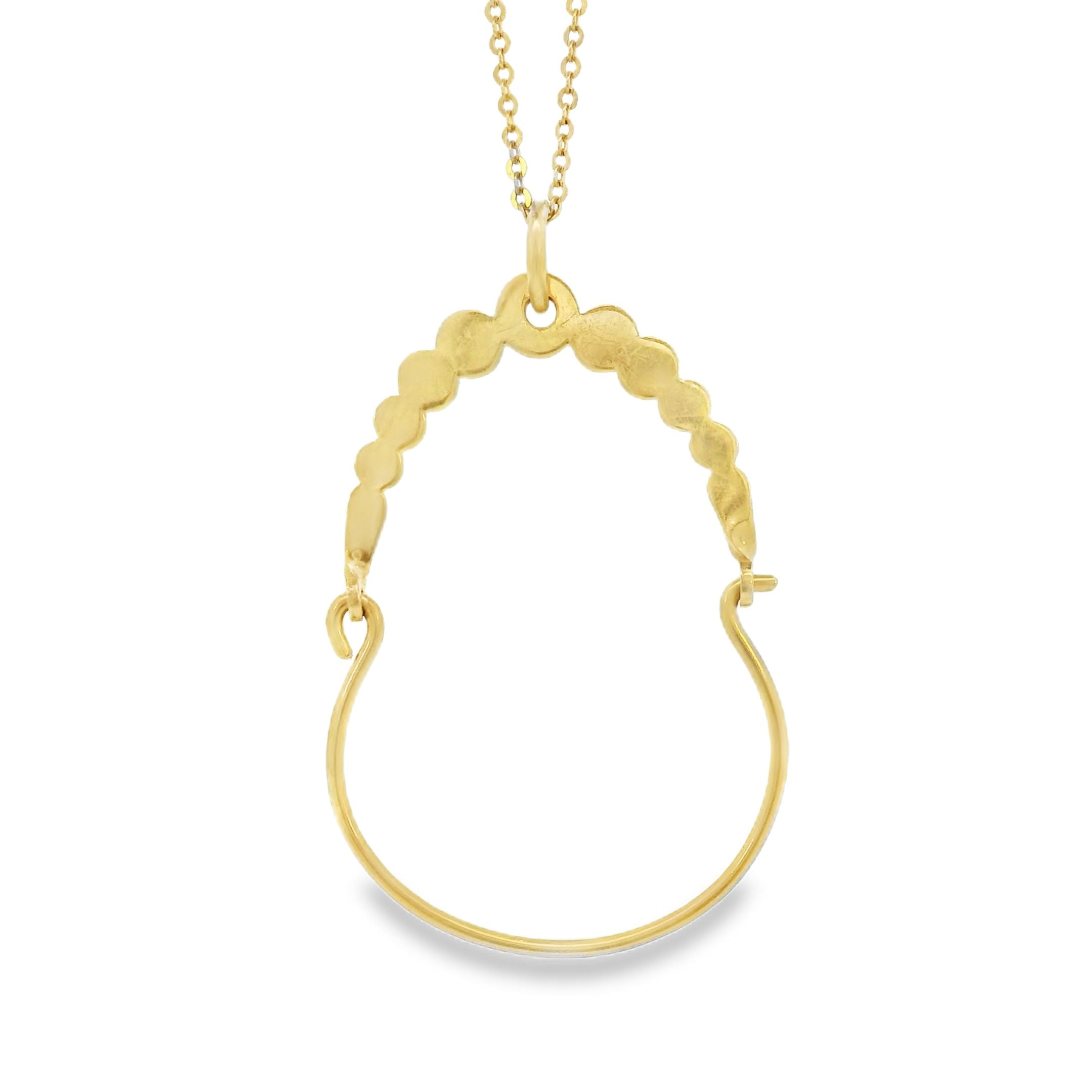 Vintage 14k Gold Lightweight Charm Holder