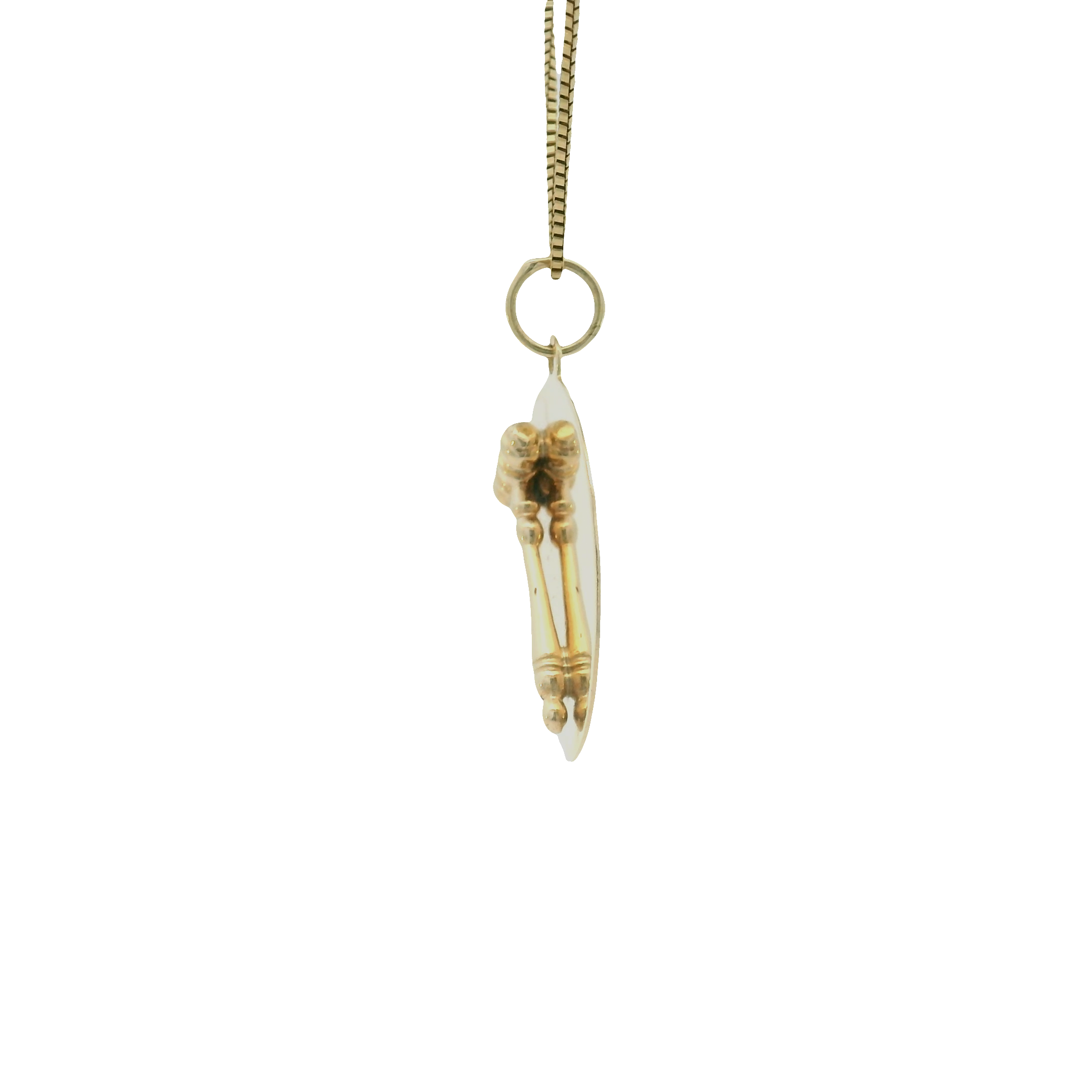 14k Yellow Gold Vintage Gavel Charm