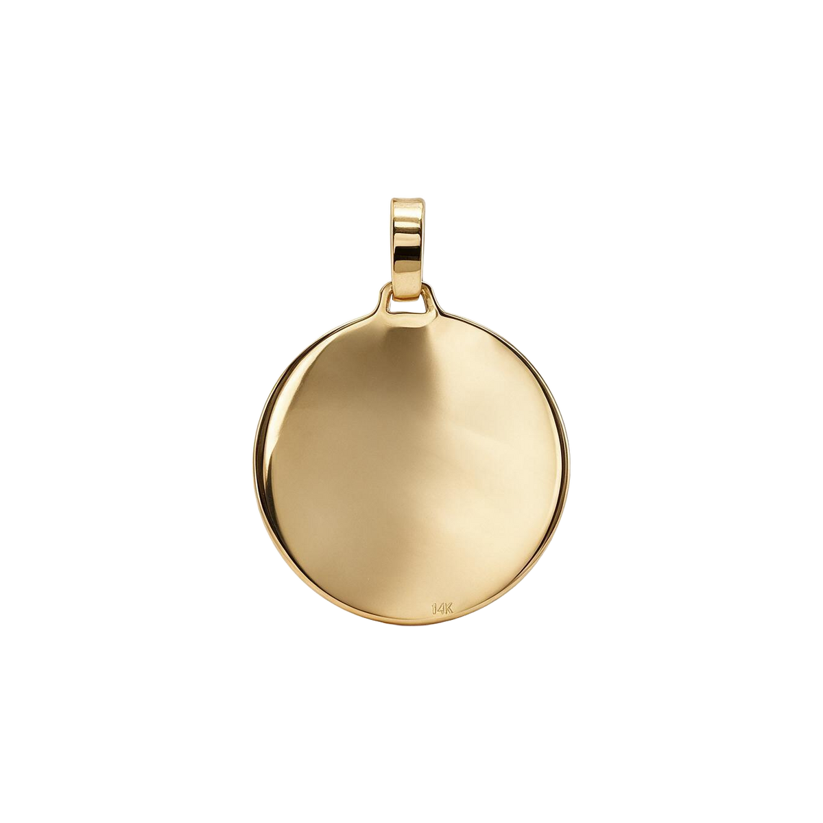 14k Yellow Gold Vintage Virgo with Flower Zodiac Charm