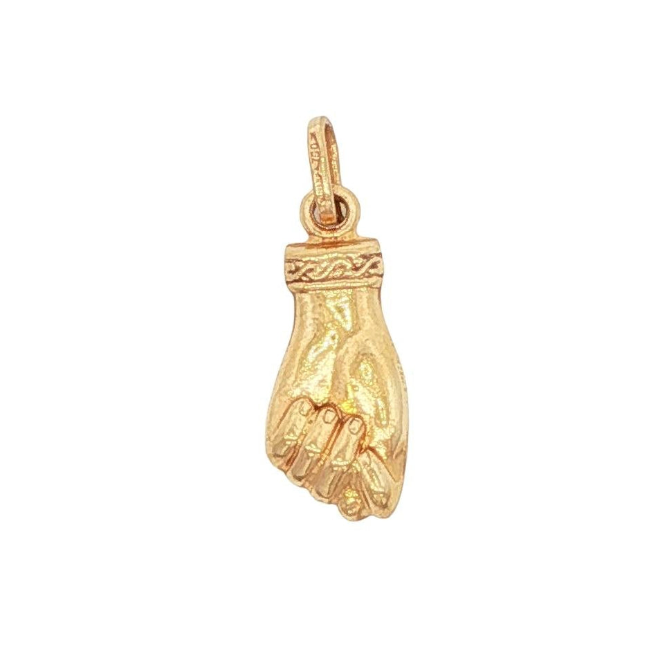 14K Gold Figa Hand Charm