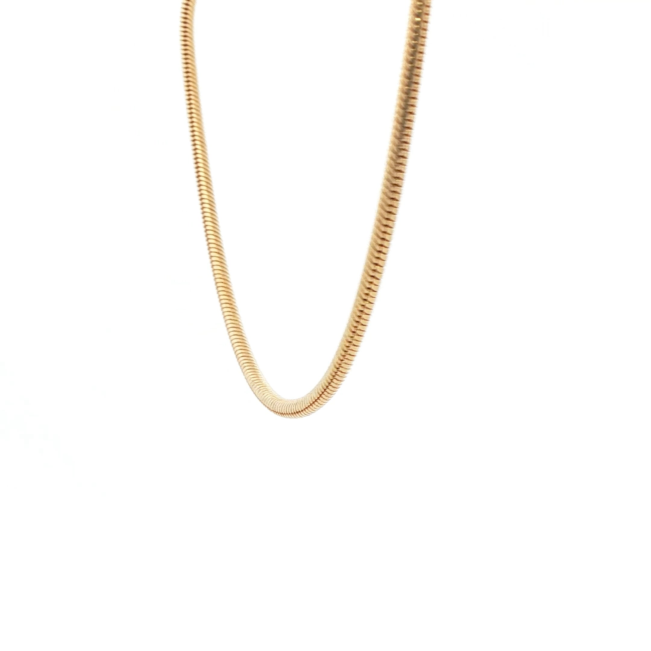 14k Yellow Gold Vintage Snake Chain
