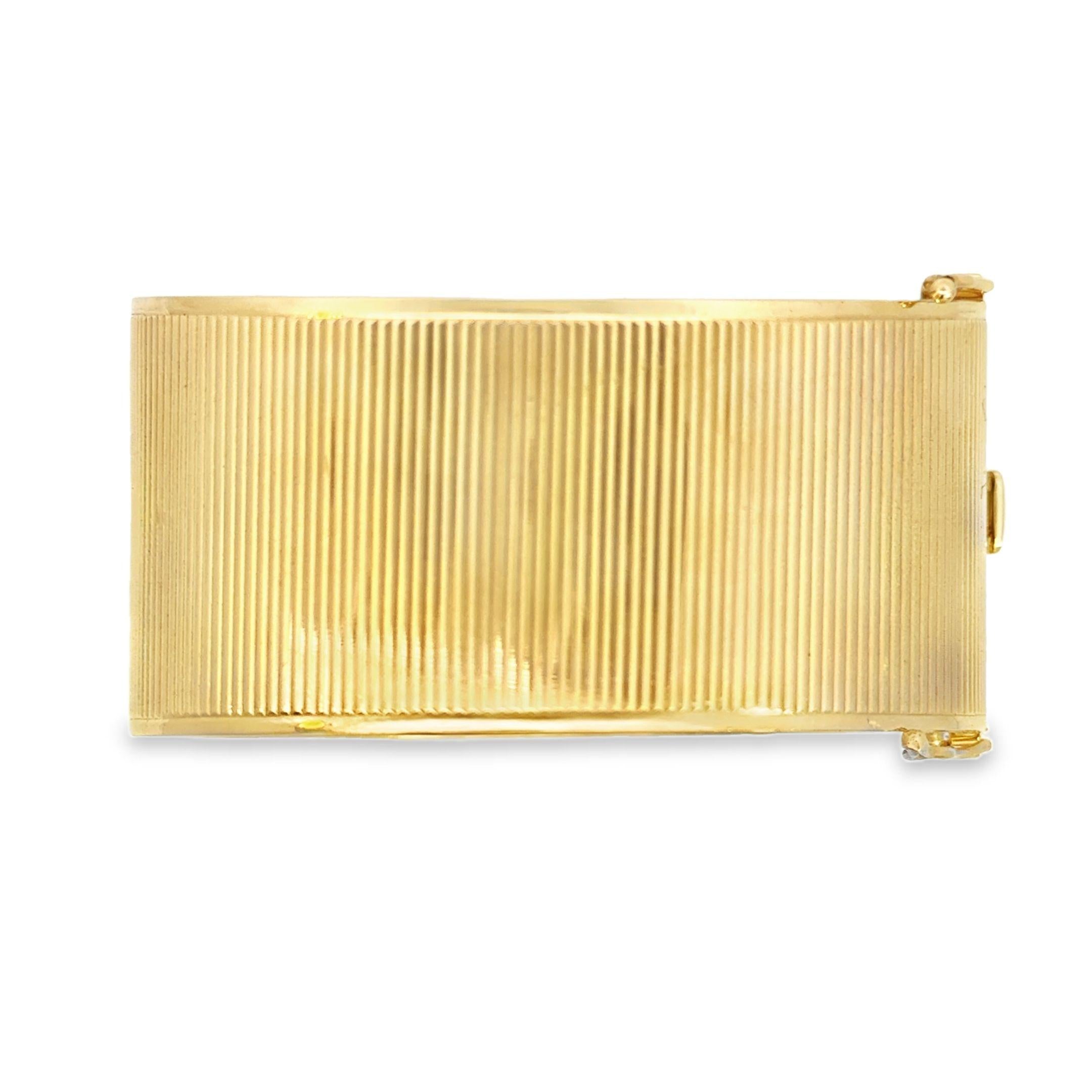 14k Yellow Gold Vintage Bangle Bracelet