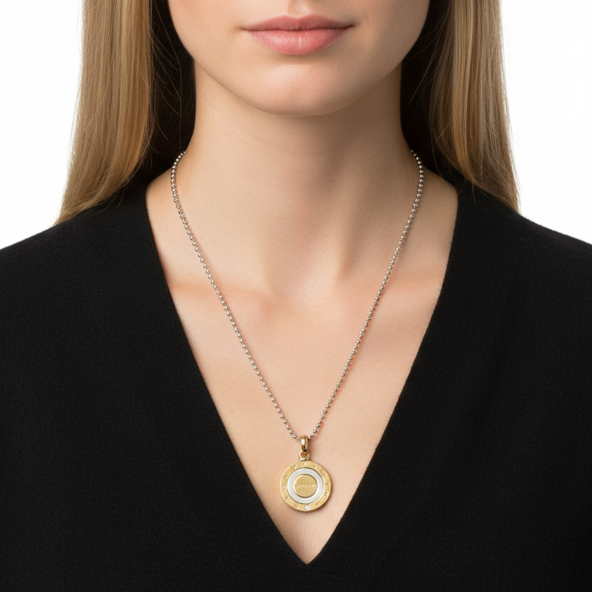 14k White Gold Ball Chain