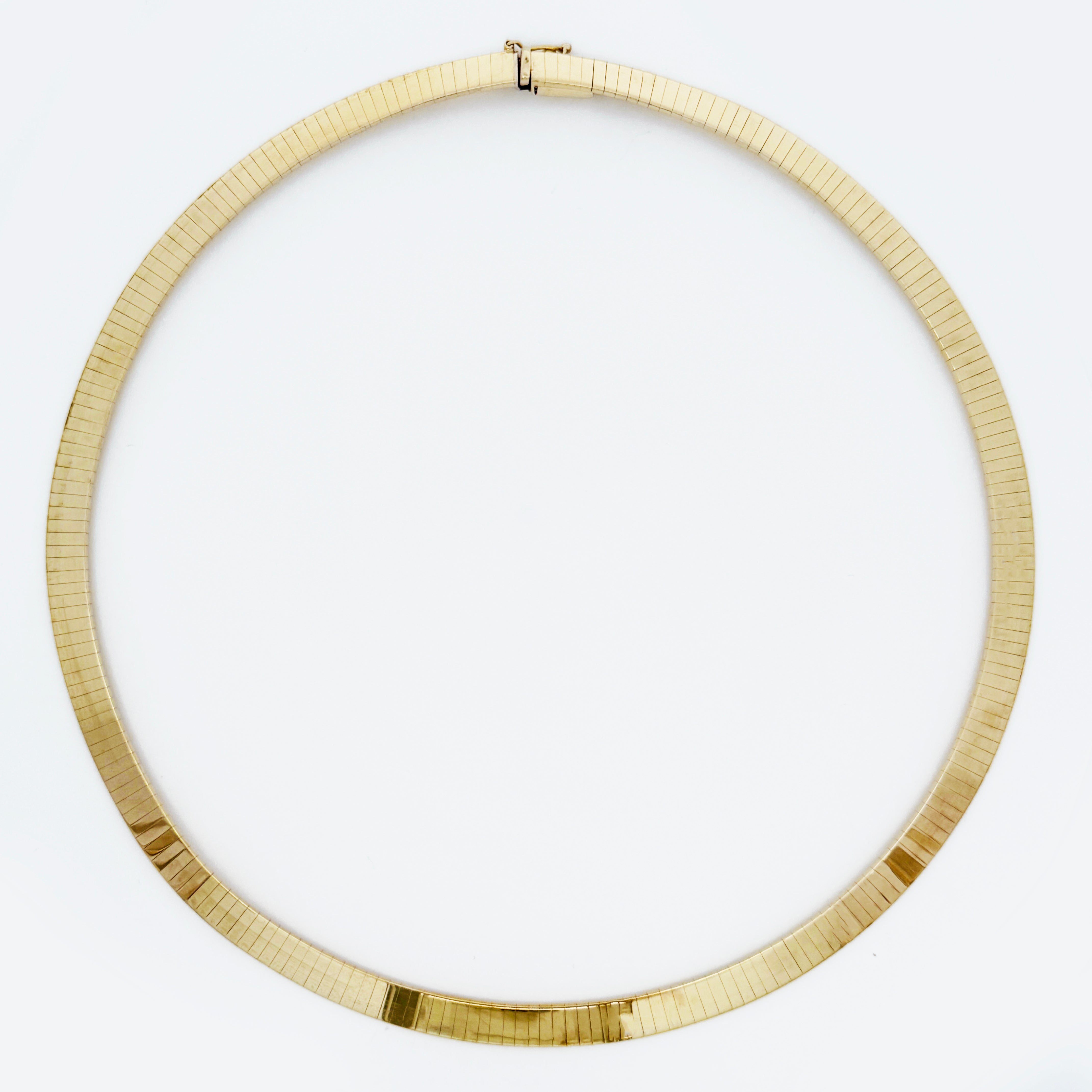 14k Yellow Gold Vintage Omega Necklace