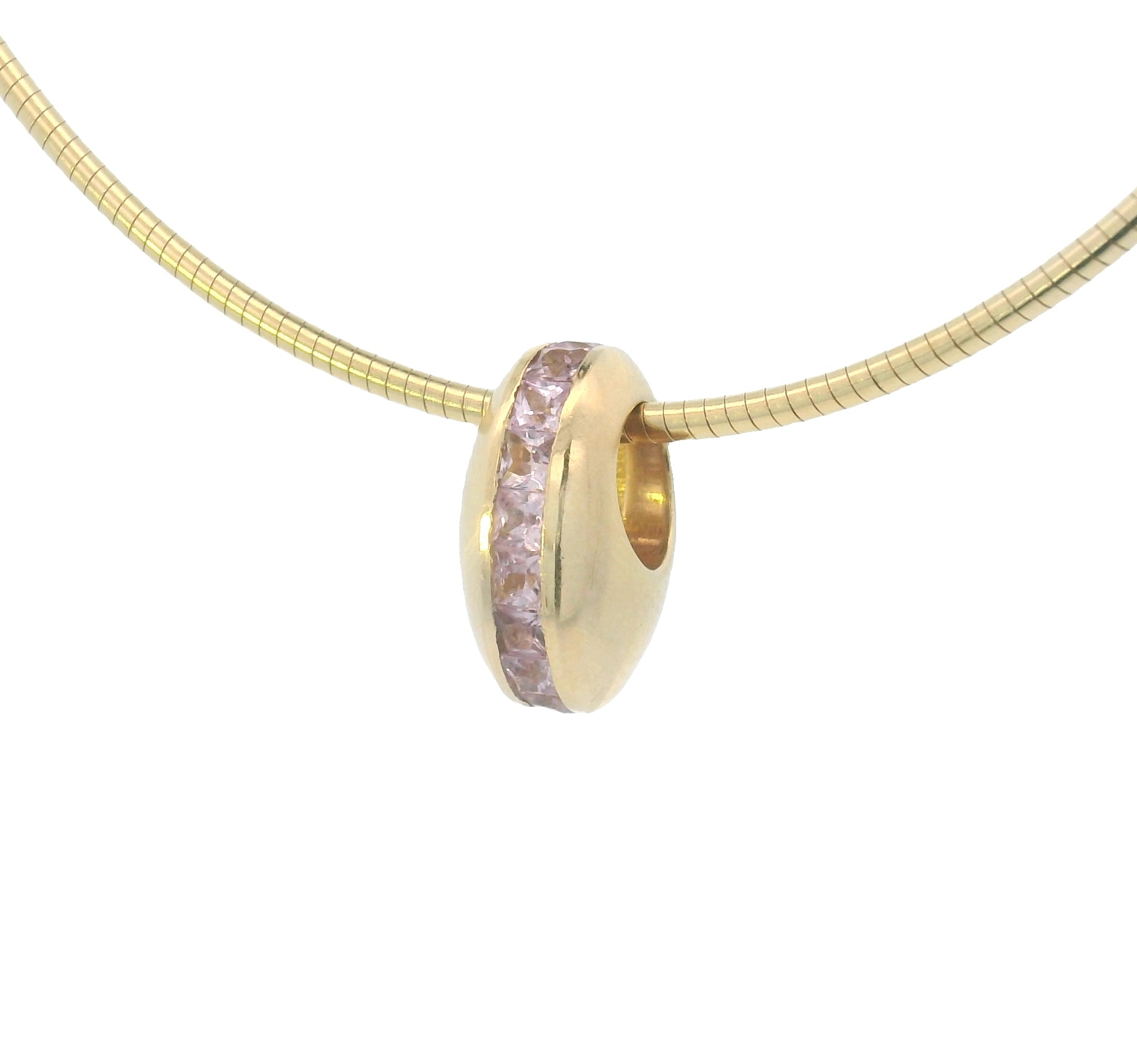 14k Gold Multi-gemstone Slider Rondels