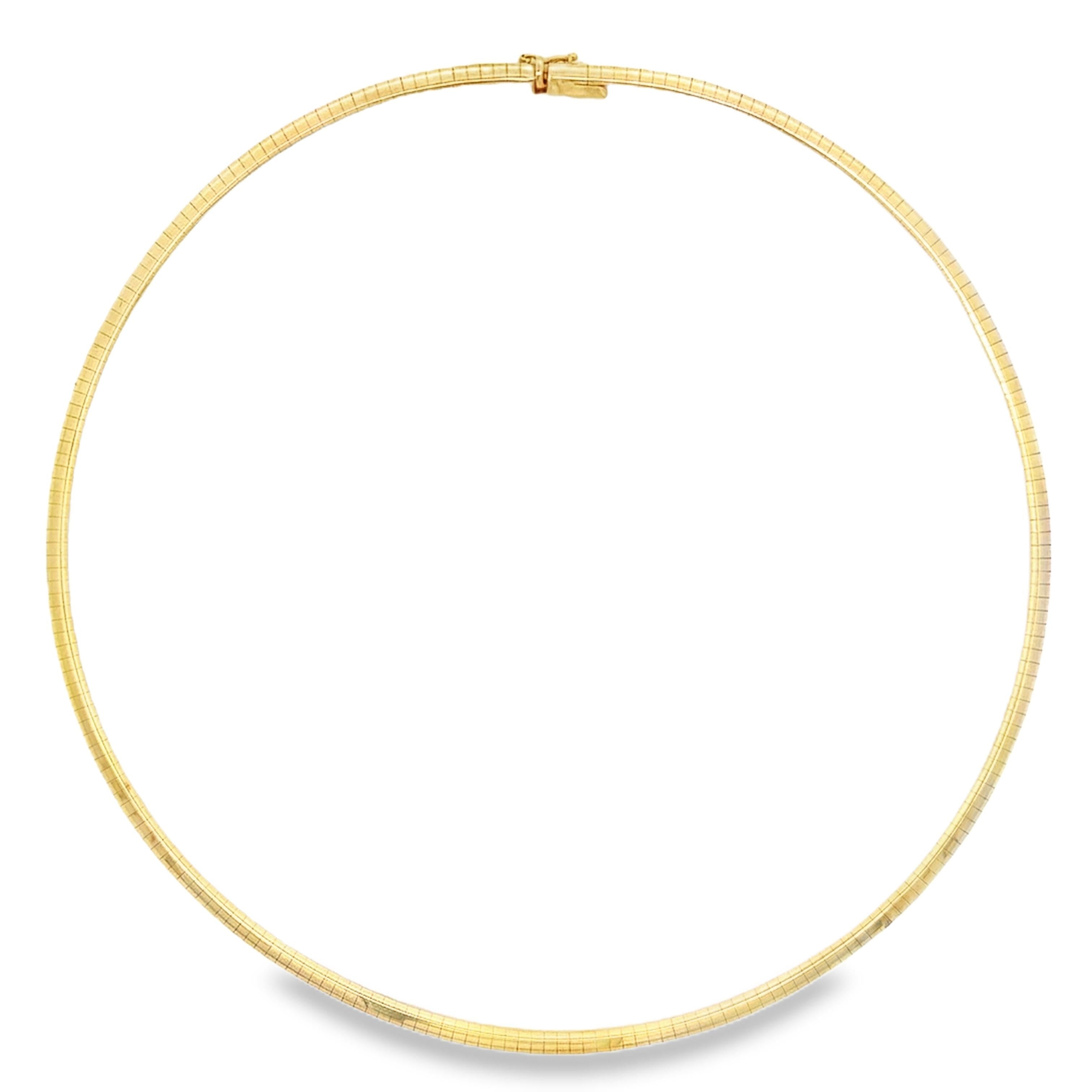 Vintage Omega 14k Gold Necklace