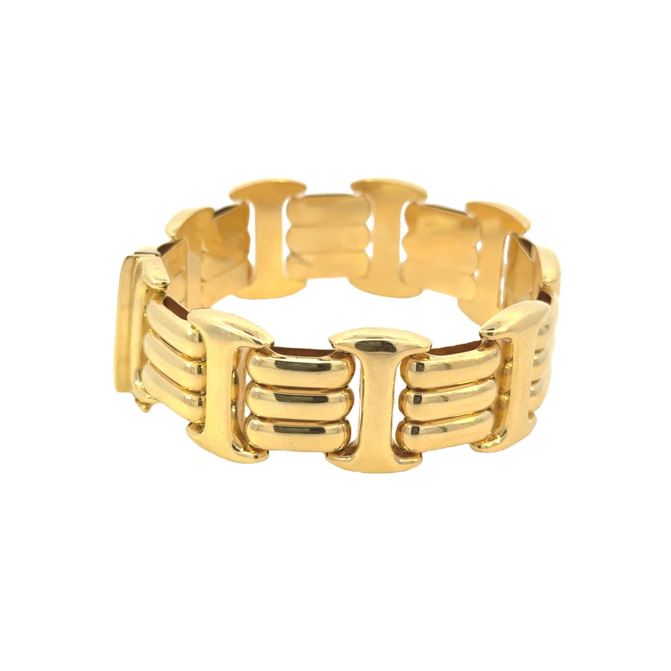 14k Yellow Gold Vintage Italian Bracelet