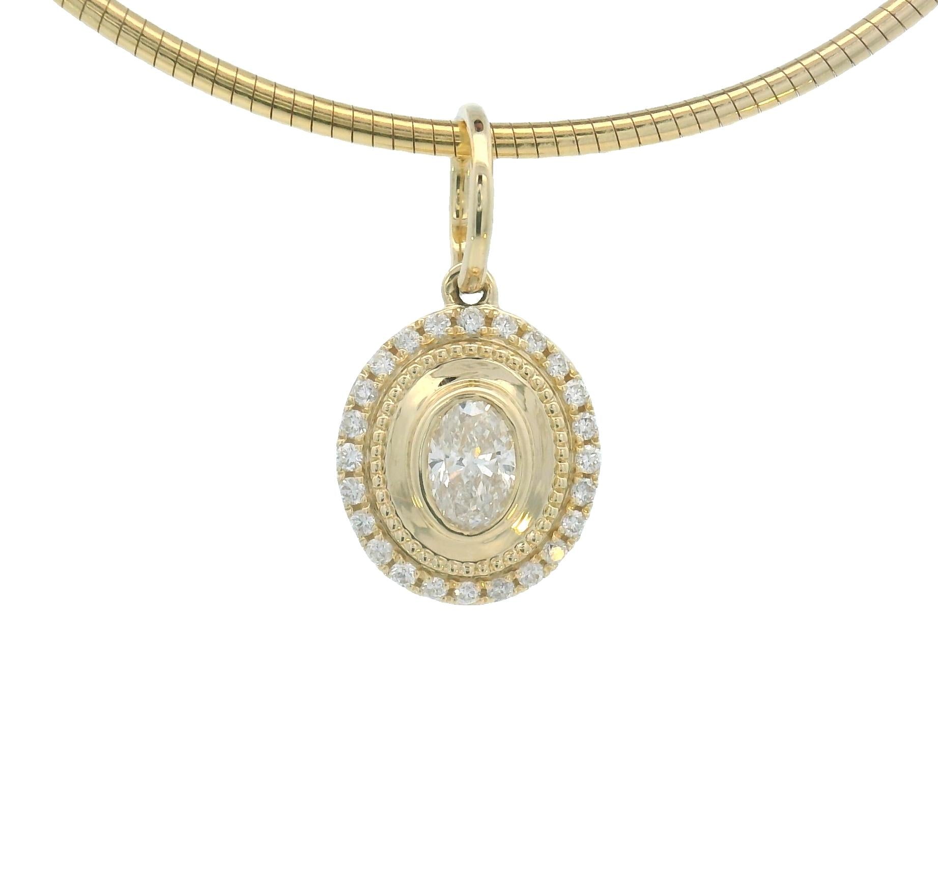 14k Yellow Gold Diamond Charms