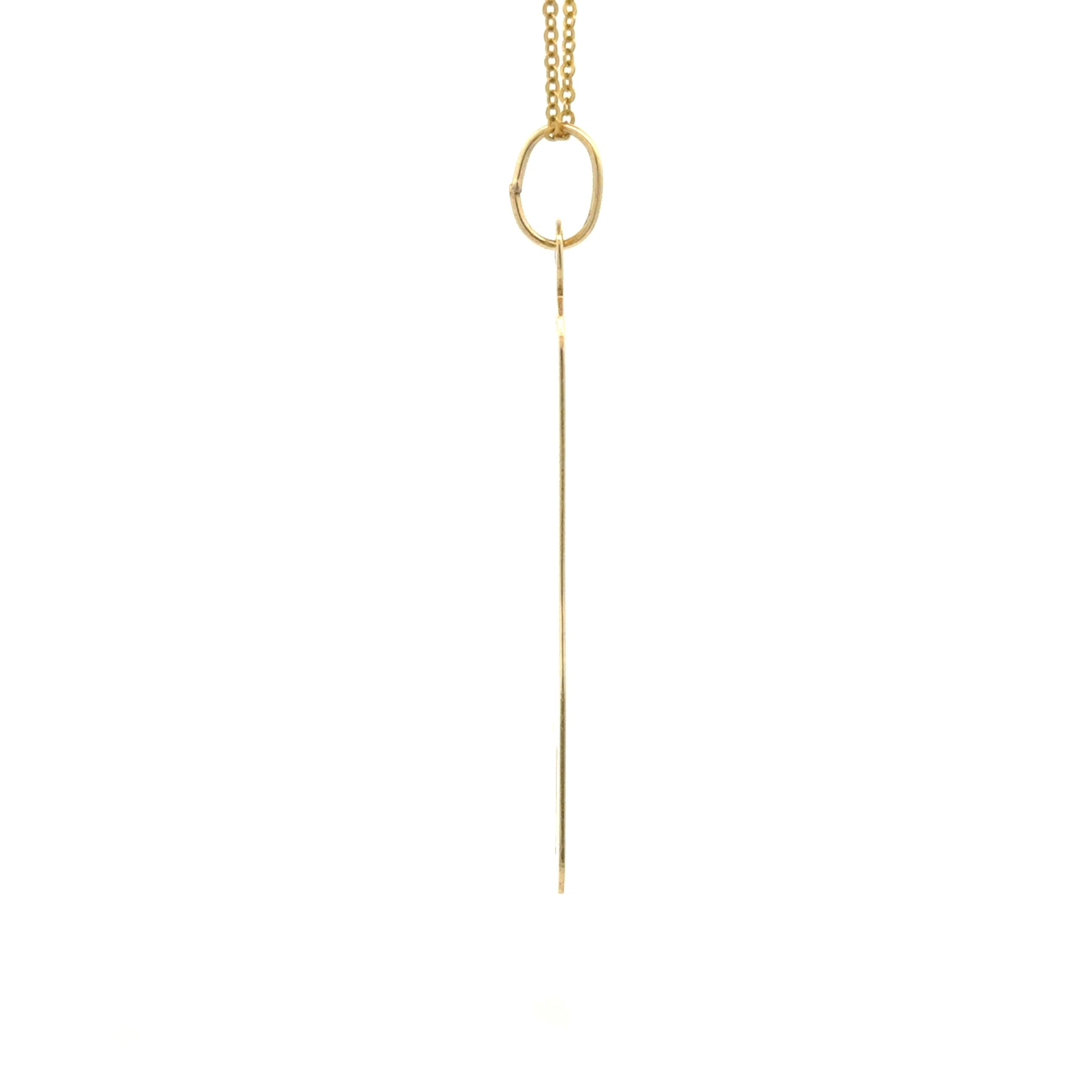 14k Yellow Gold Vintage Foot Charm