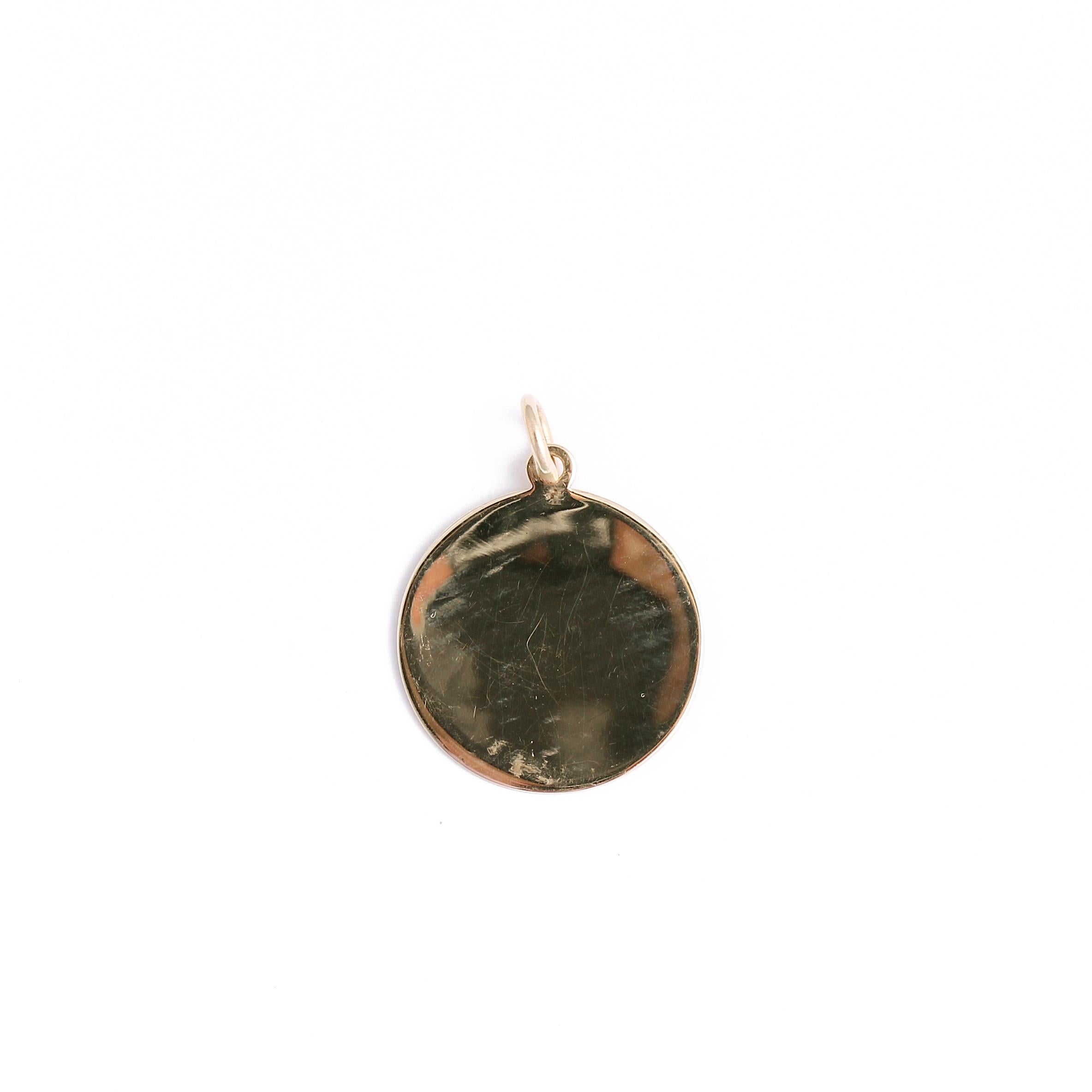 Vintage Cancer Zodiac 14k Gold Charm