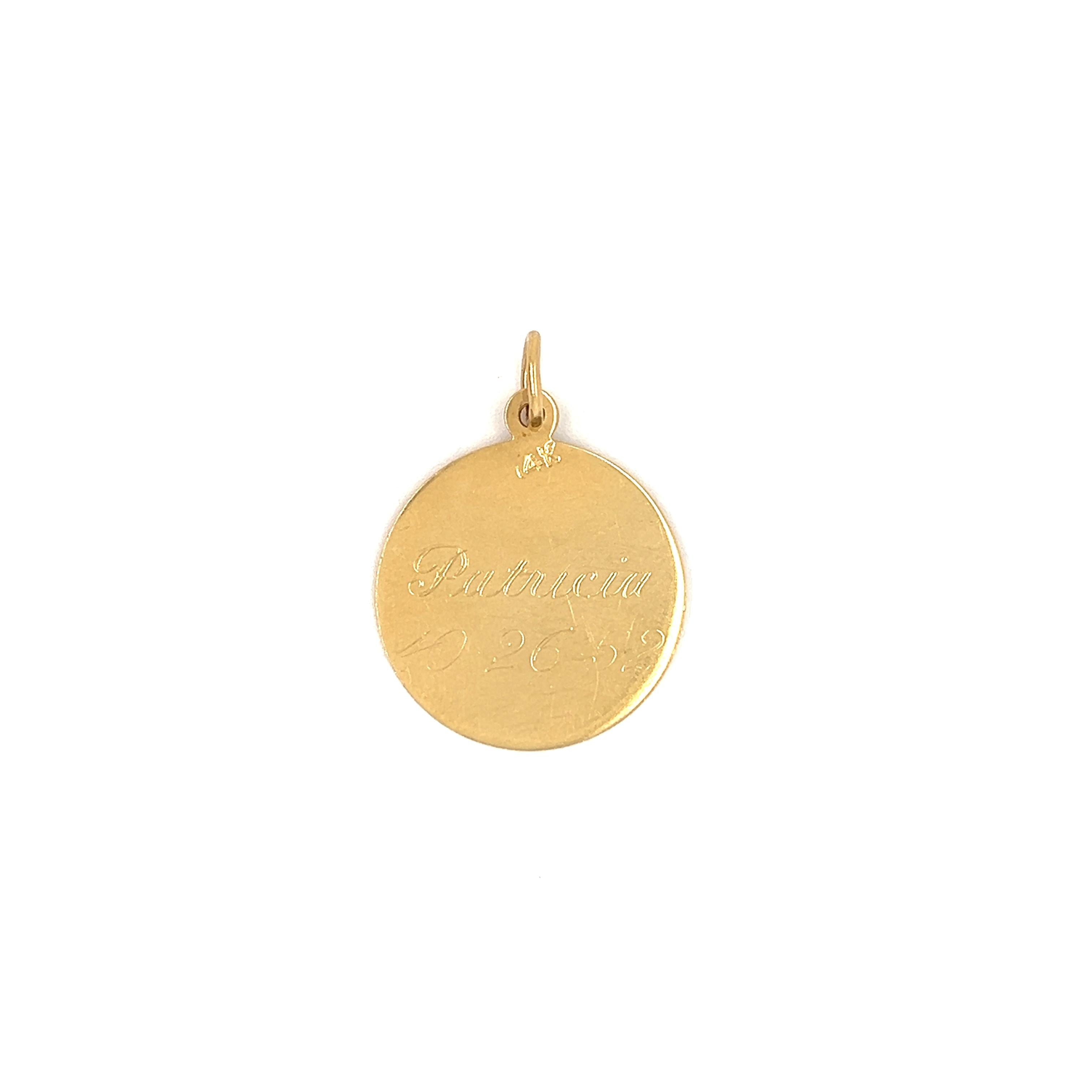 Vintage Zodiac Scorpio 14k Gold Charm