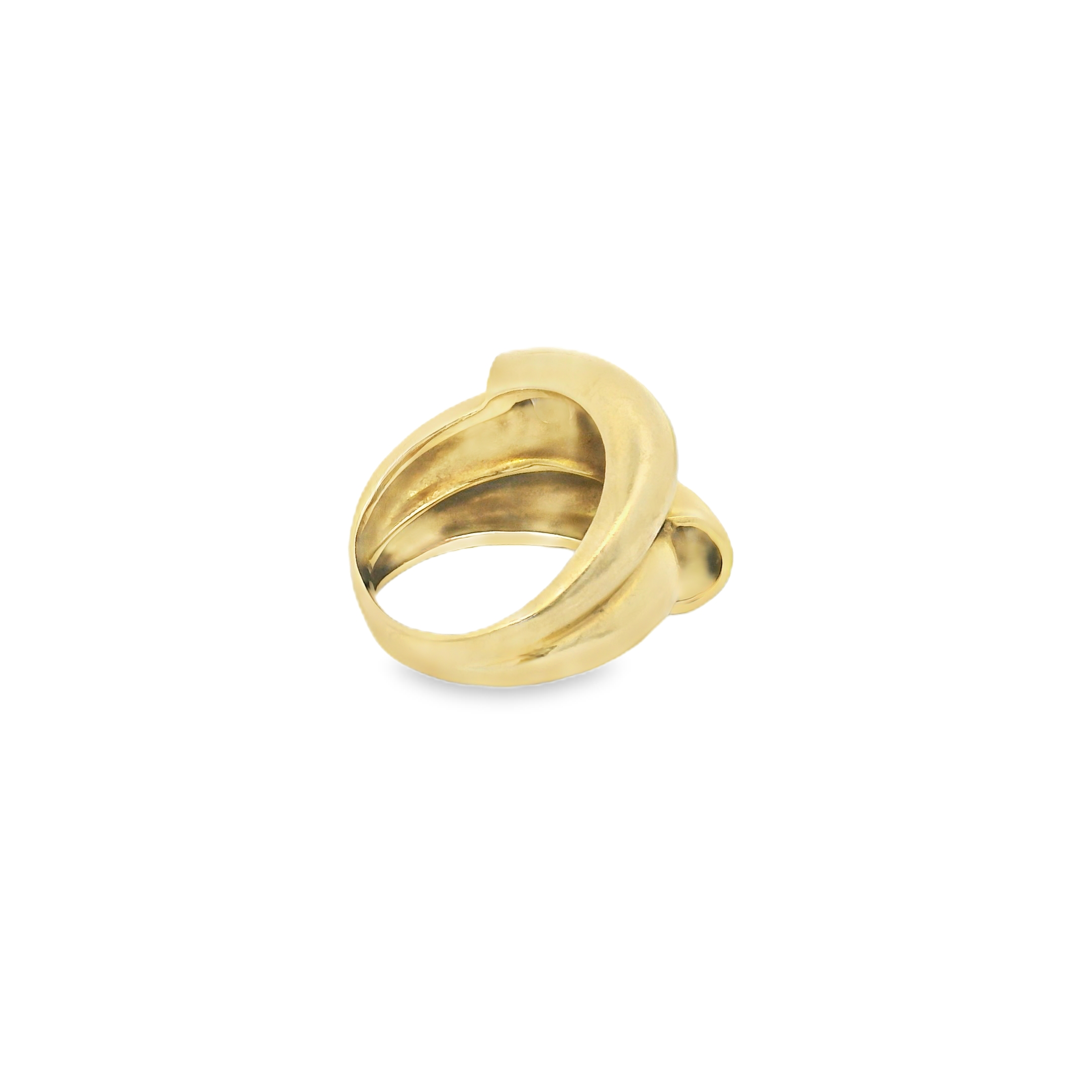 Anillo de oro de 14 k con remolino vintage