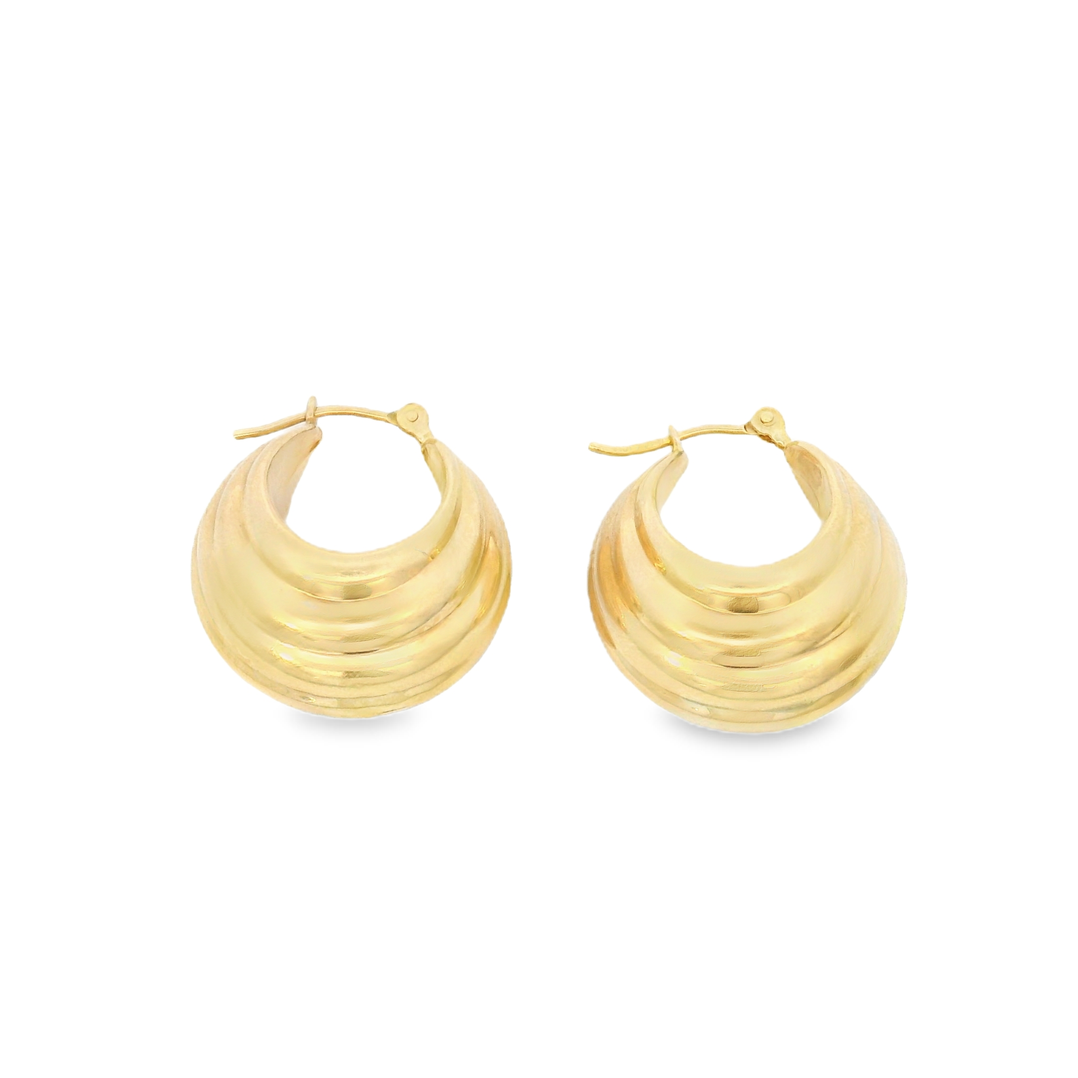 Vintage 14k Gold Hoop Earrings