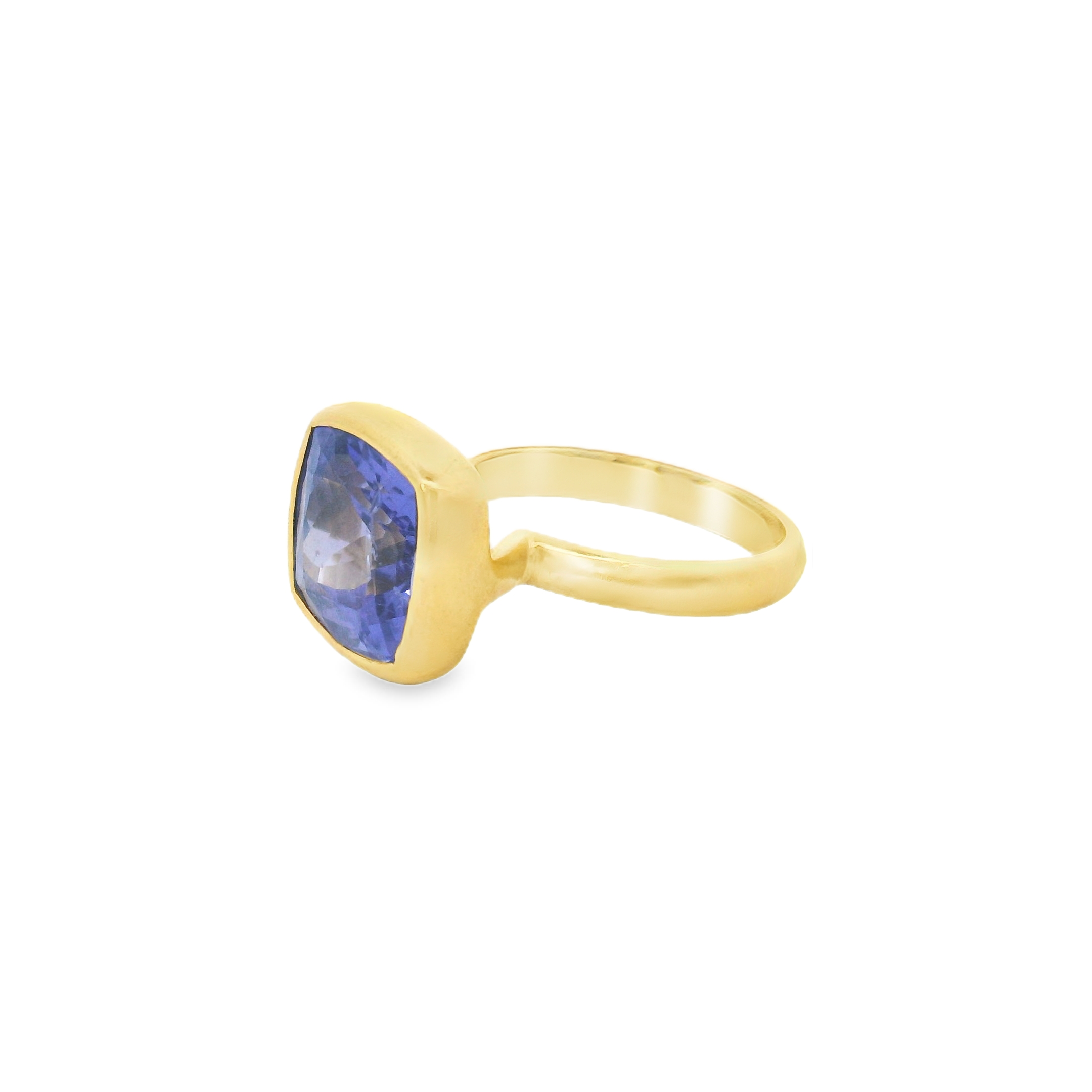 10 carat Tanzanite 22k Gold Ring