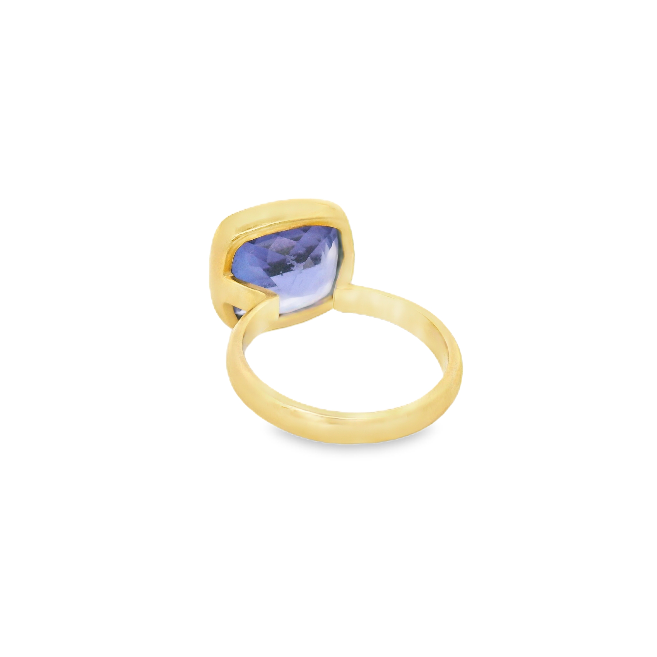 10 carat Tanzanite 22k Gold Ring