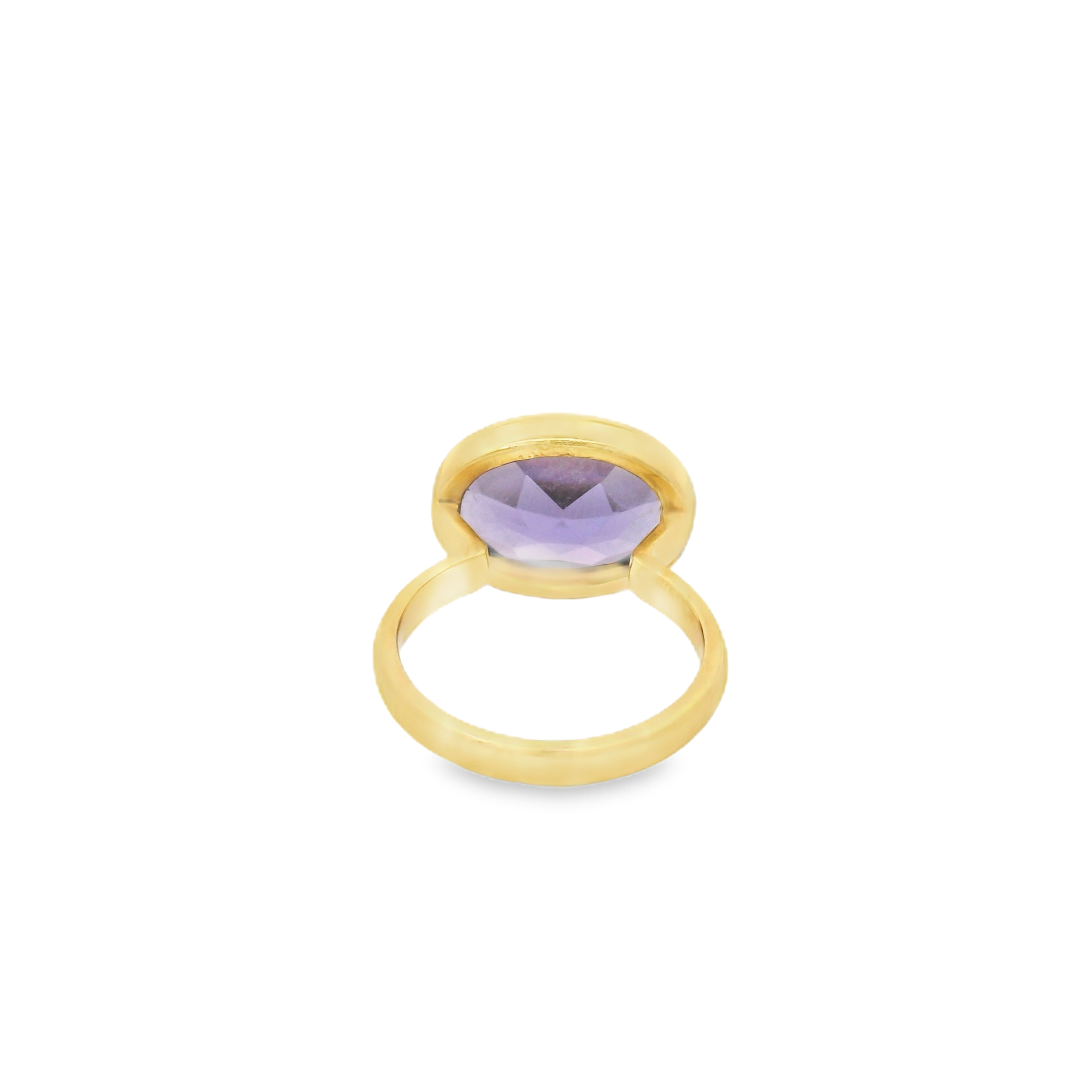 Amethyst 22k Gold Ring