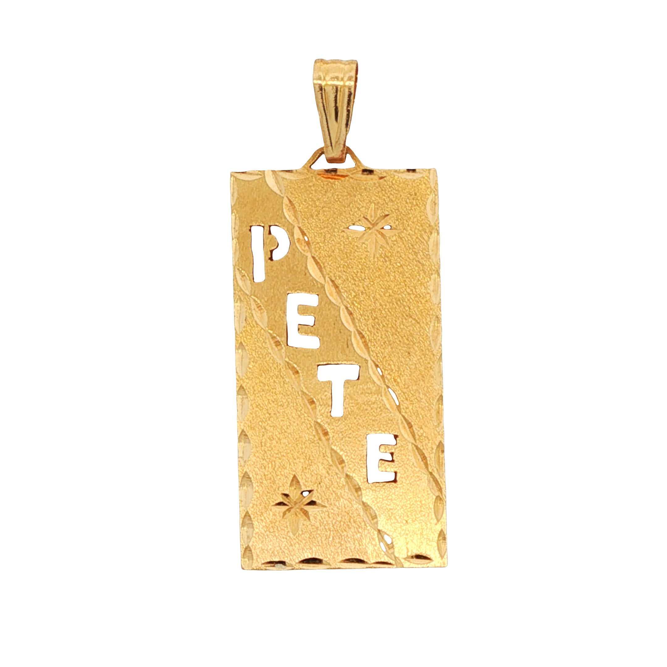14k Yellow Gold Vintage "Pete" Charm