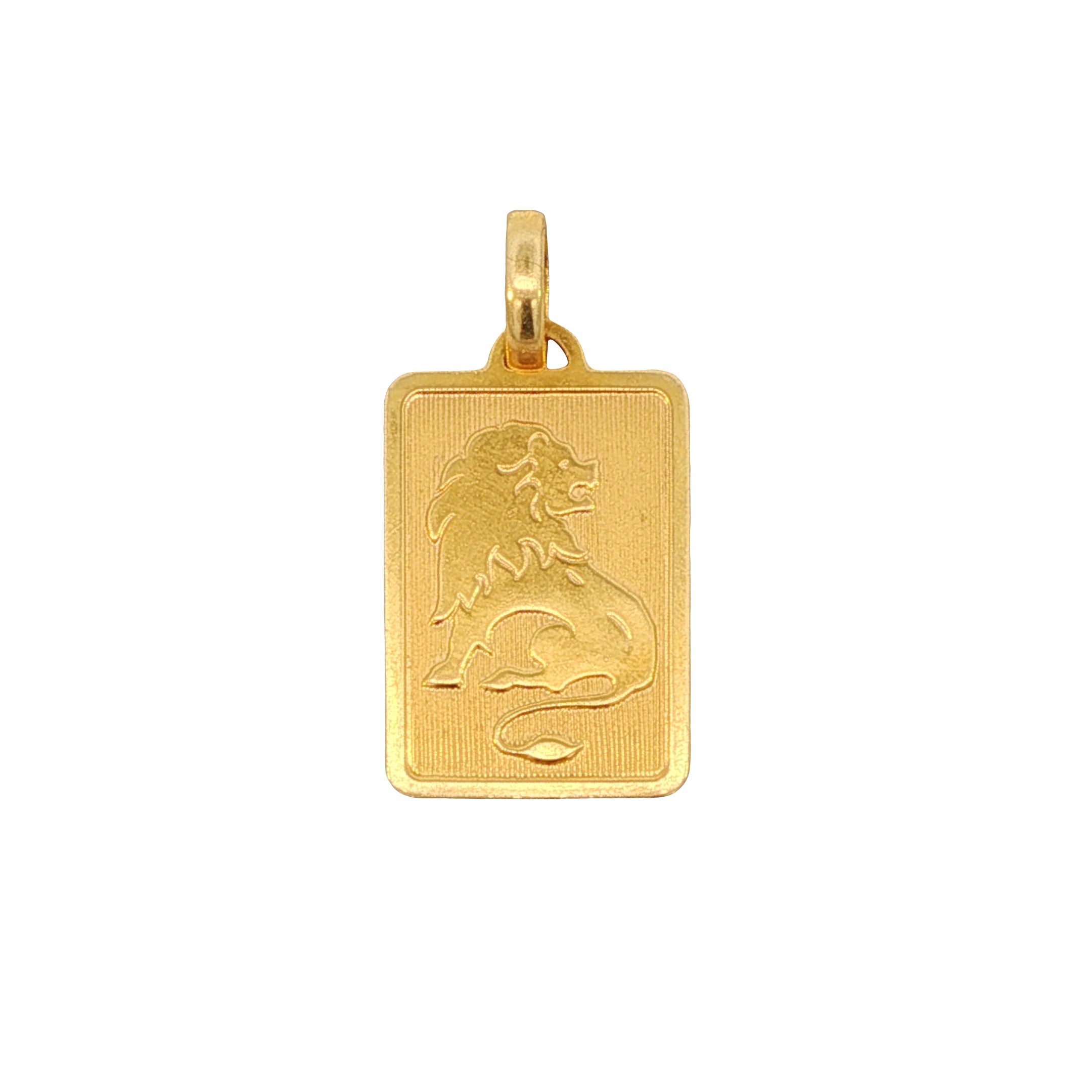 18k Yellow Gold Vintage Leo Charm