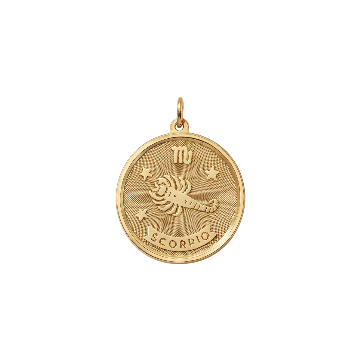 14k Yellow Gold Vintage Scorpio Zodiac Charm