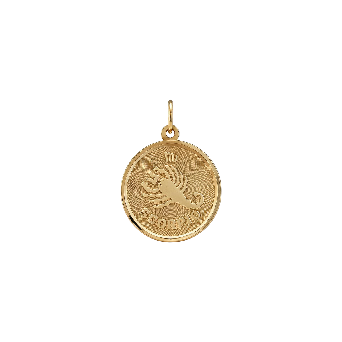 14k Yellow Gold Vintage Scorpio Zodiac Charm
