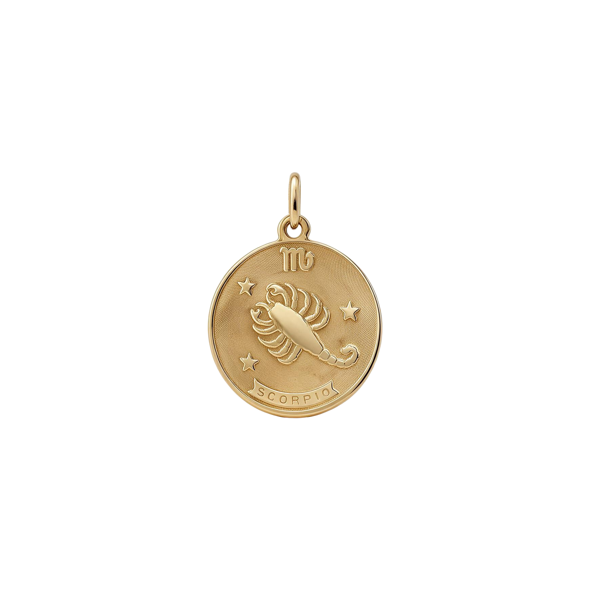 14k Yellow Gold Scorpio Zodiac Charm