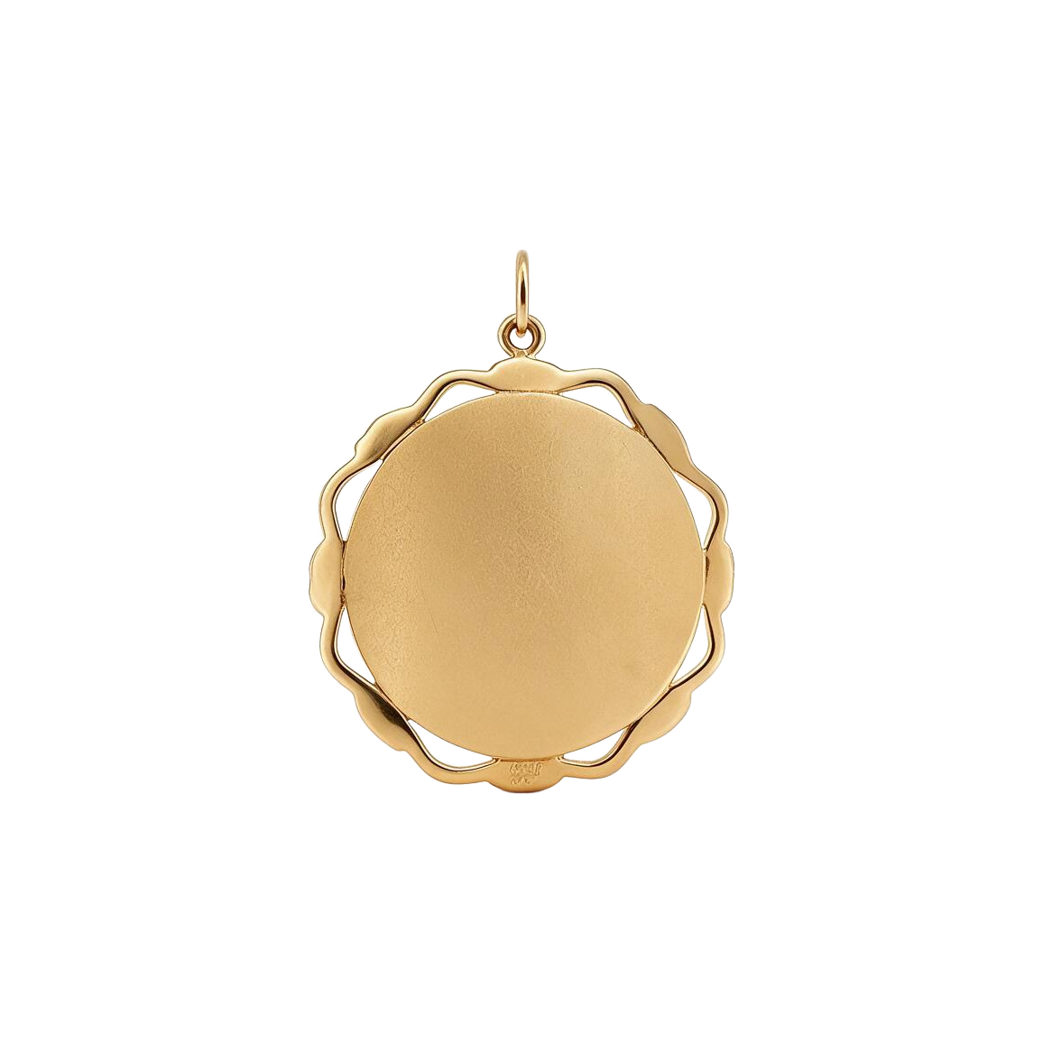 14K Yellow Gold Vintage Virgo Zodiac Charm