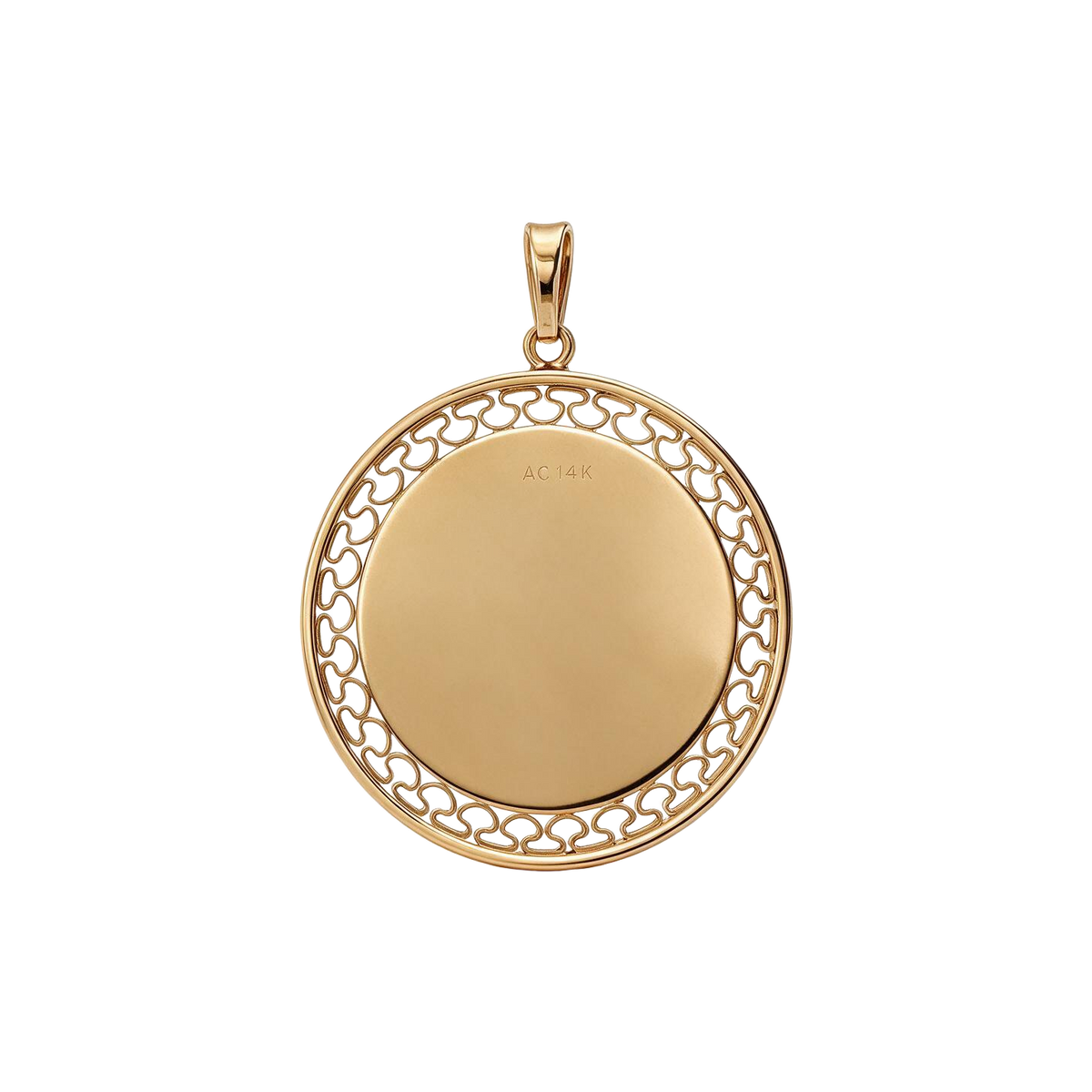 14 Karat Yellow Gold 1970s Vintage Pisces Zodiac Charm Pendant