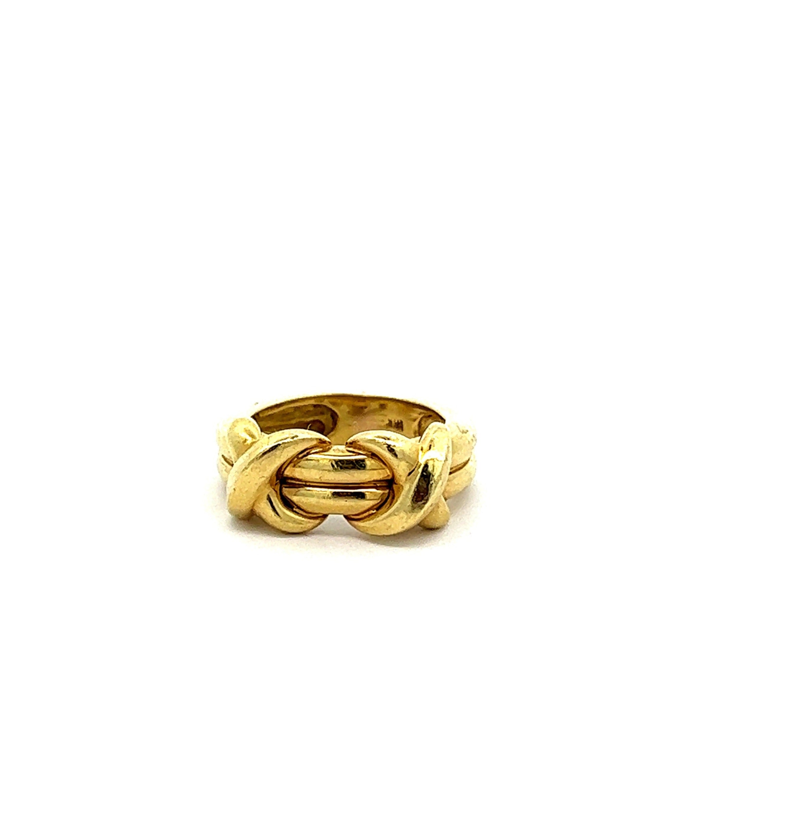 Vintage Knot 18k Gold Ring