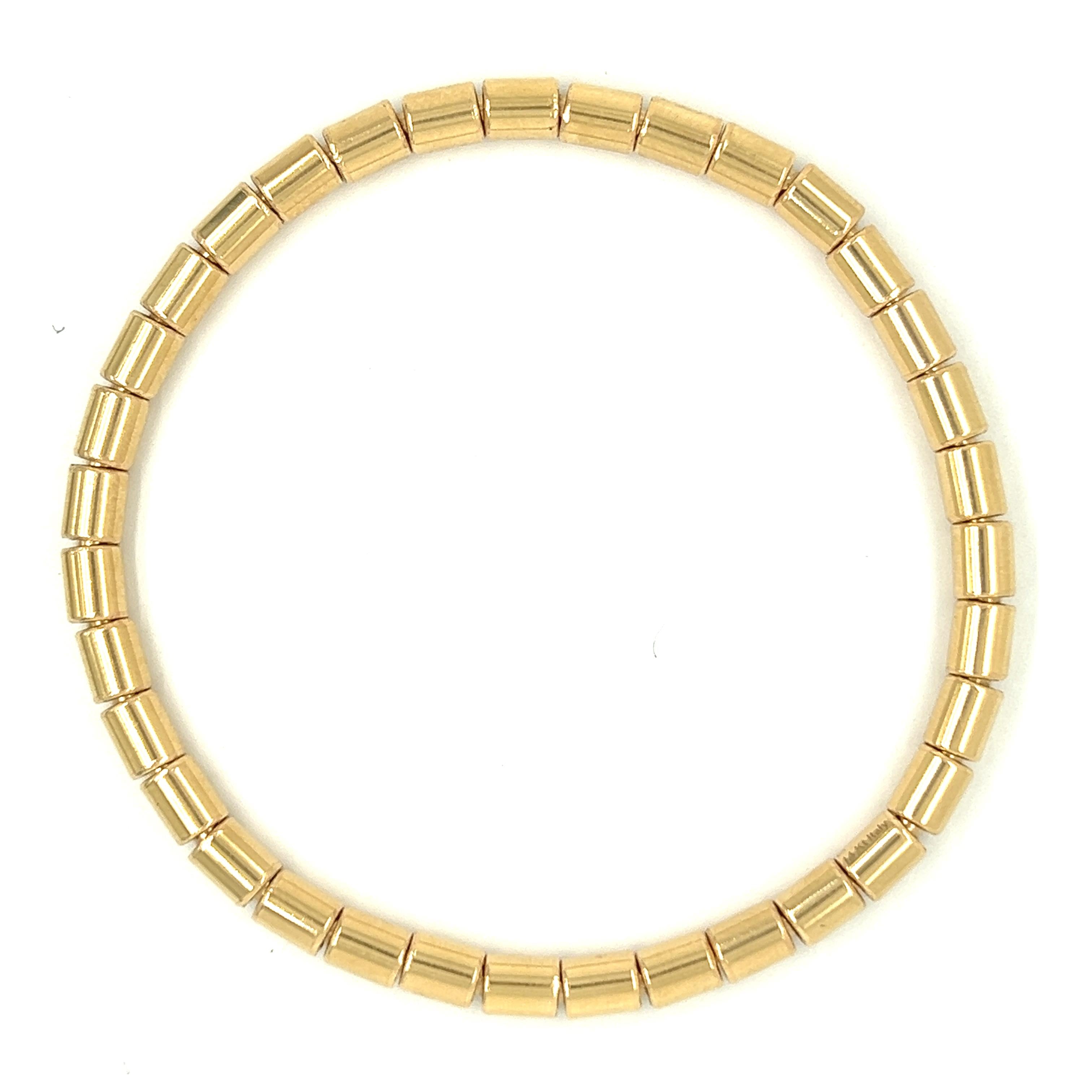 Stretch 14k Yellow Gold Bracelet