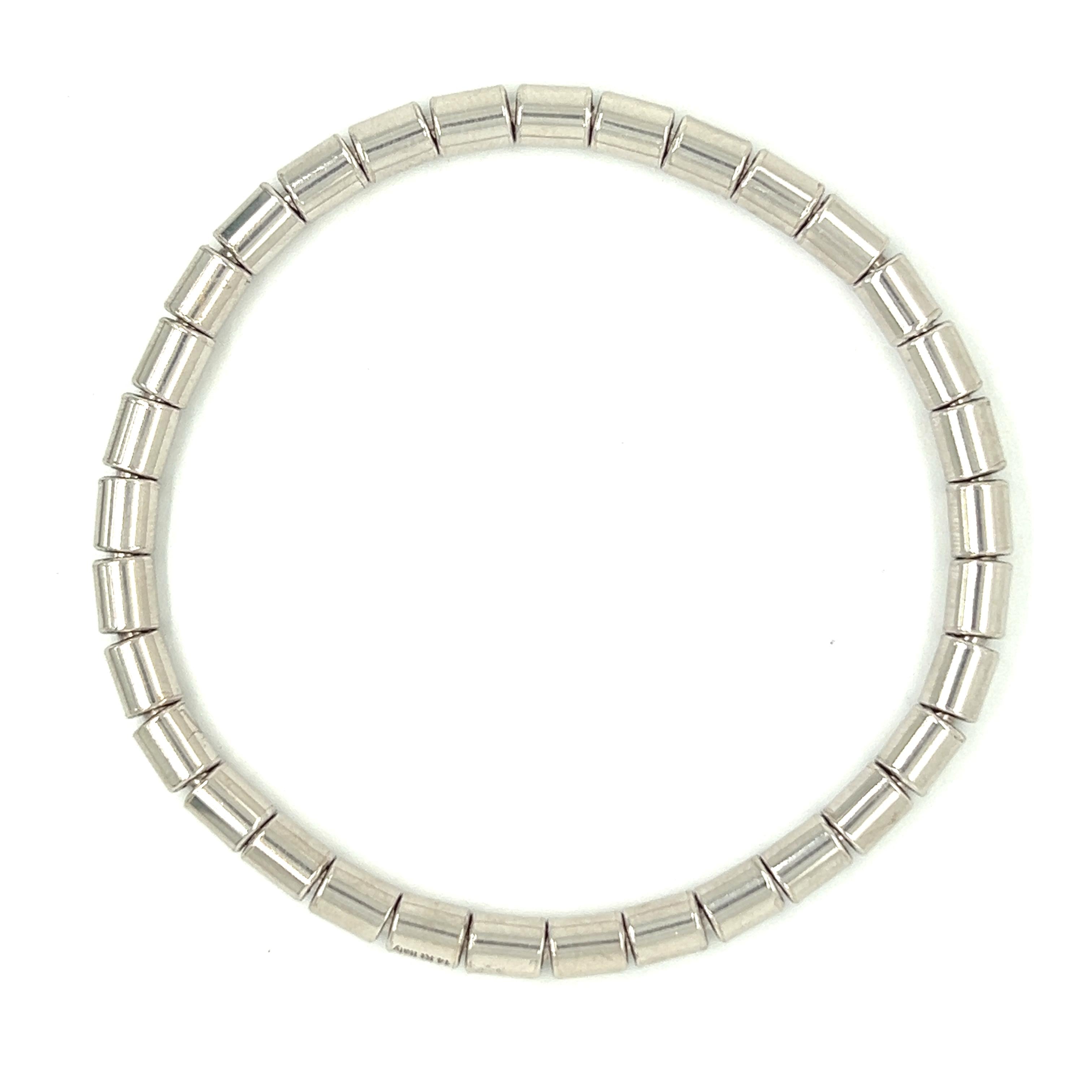 Stretch 14k White Gold Bracelet