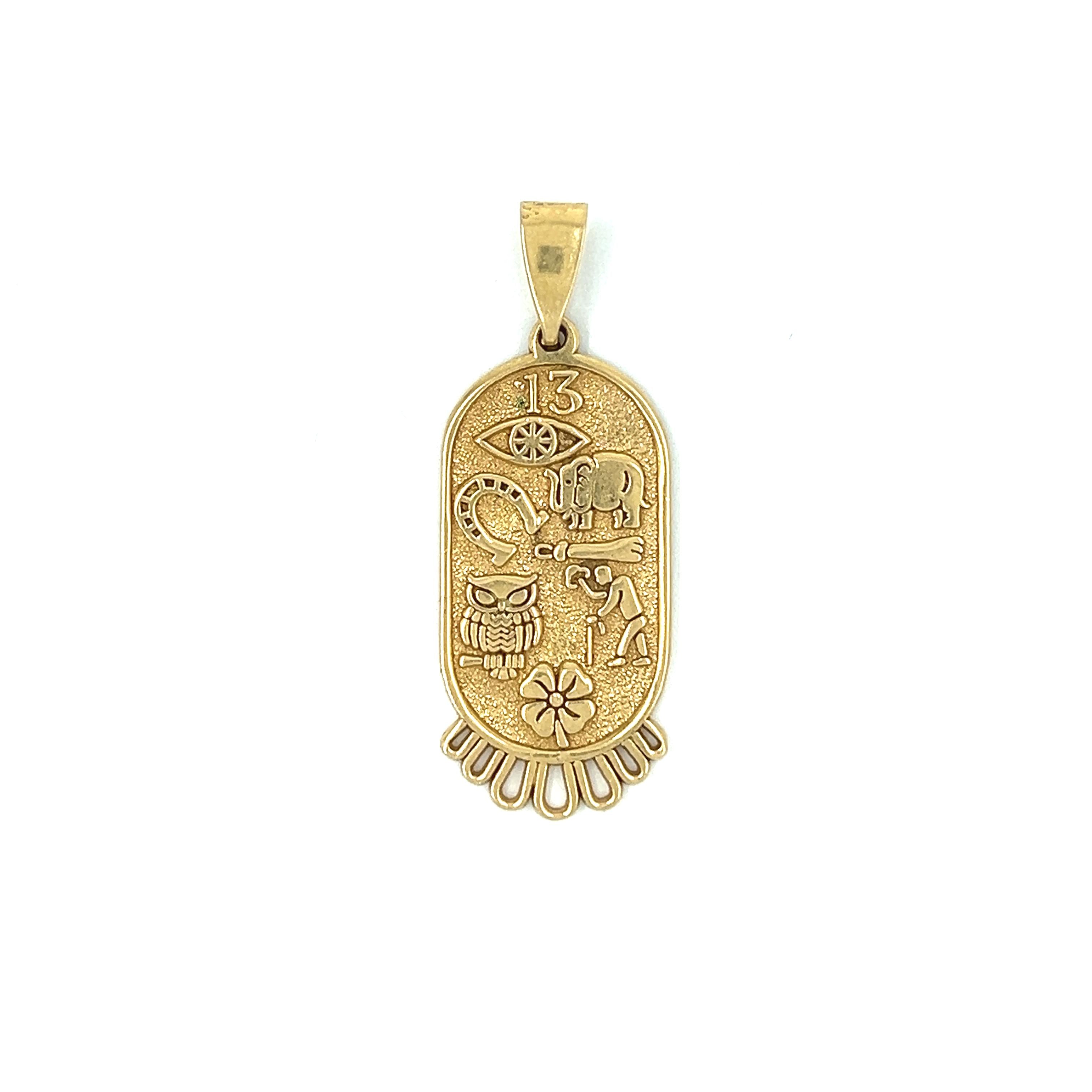 Vintage Lucky Amulets 14k Gold Charm