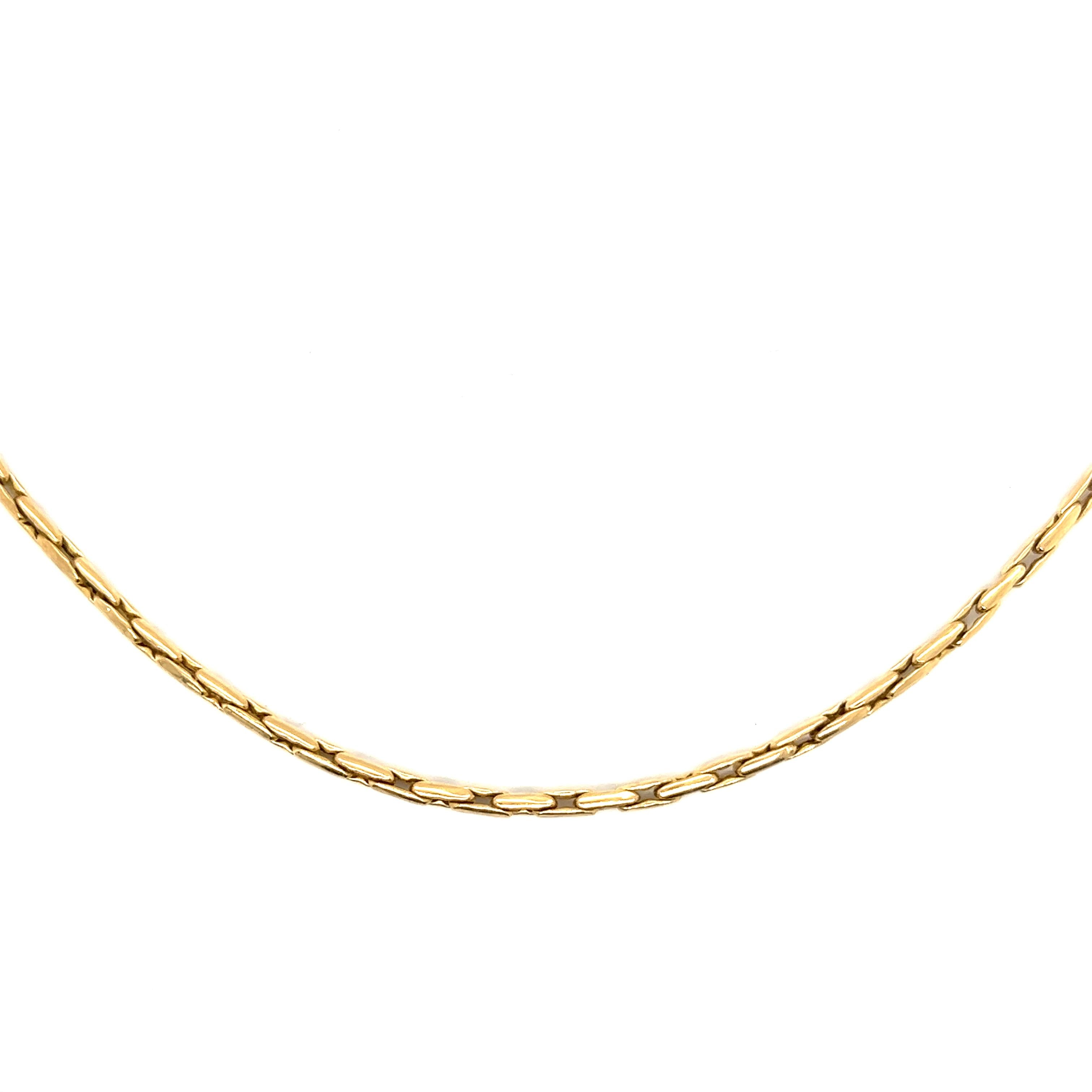 Vintage 17.5" Italian 14k Gold Chain