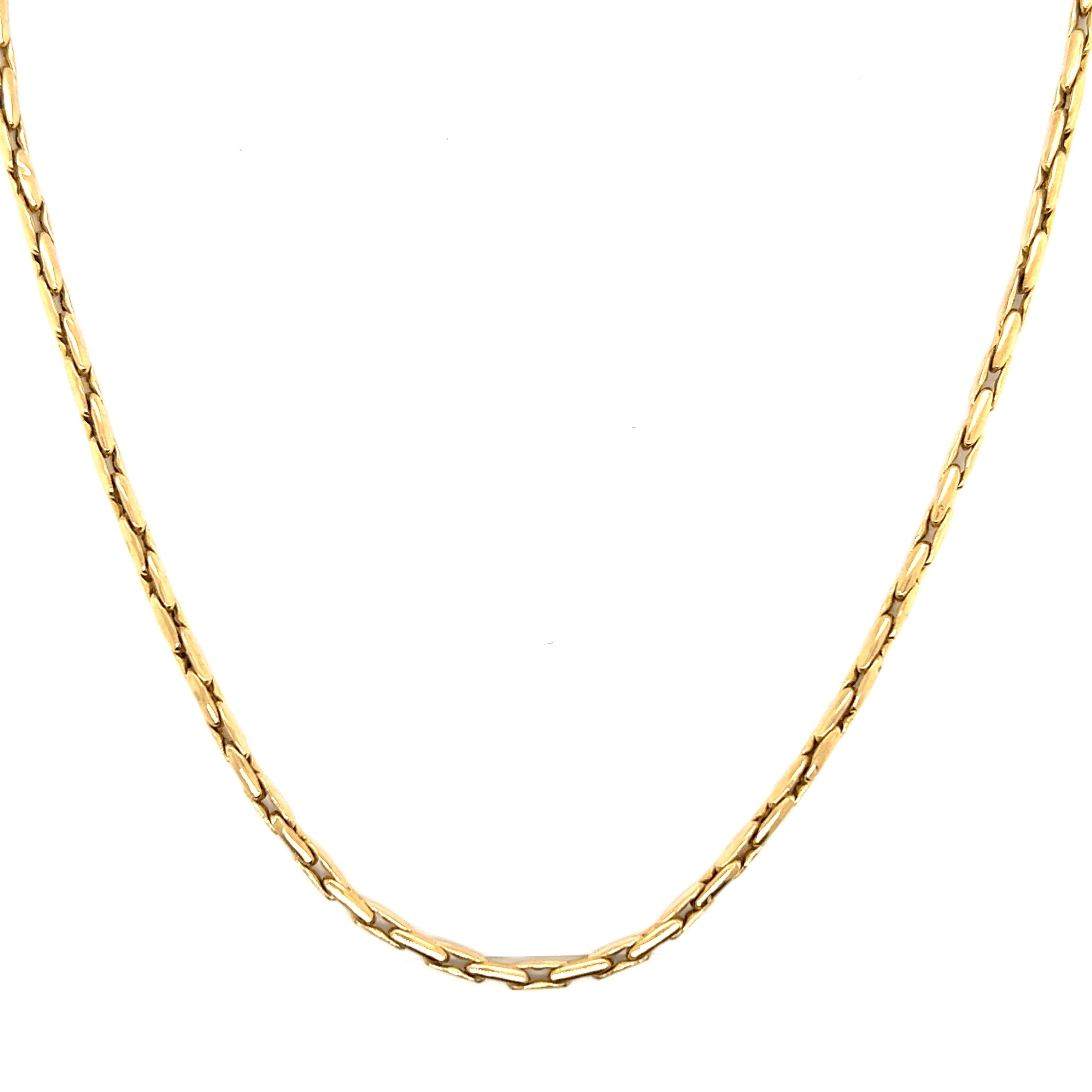 Vintage 17.5" Italian 14k Gold Chain