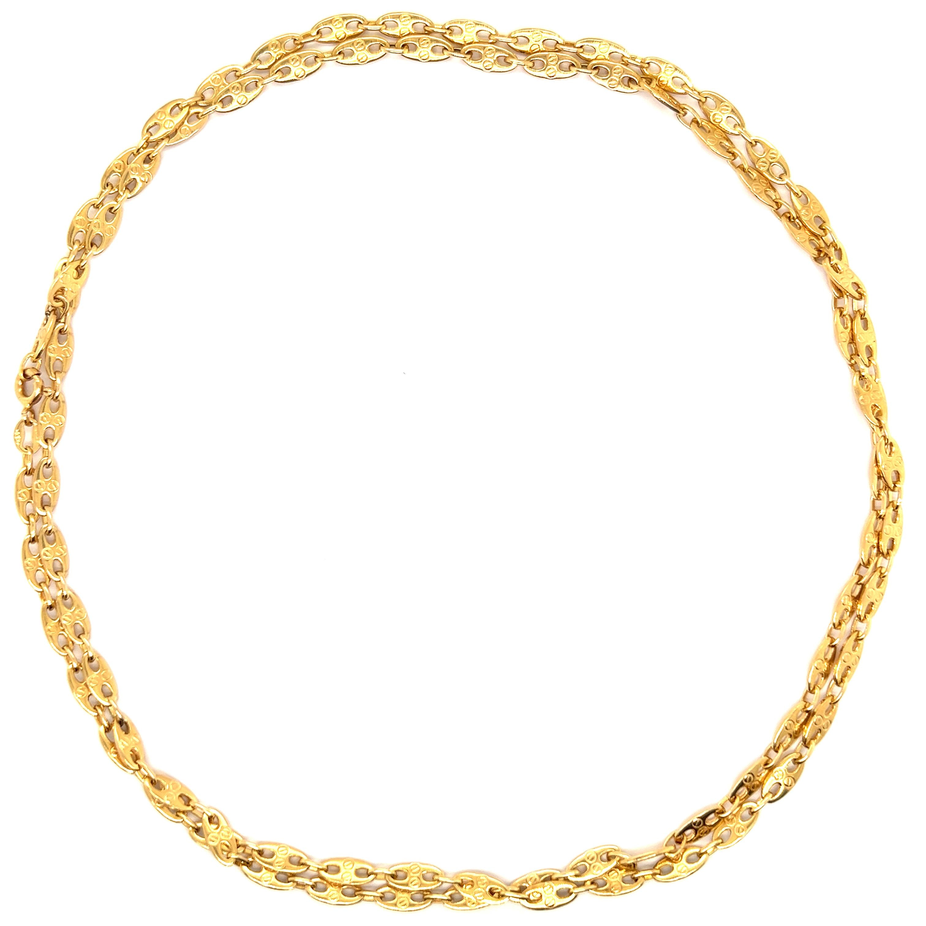 Vintage 14k Gold 28" Chain