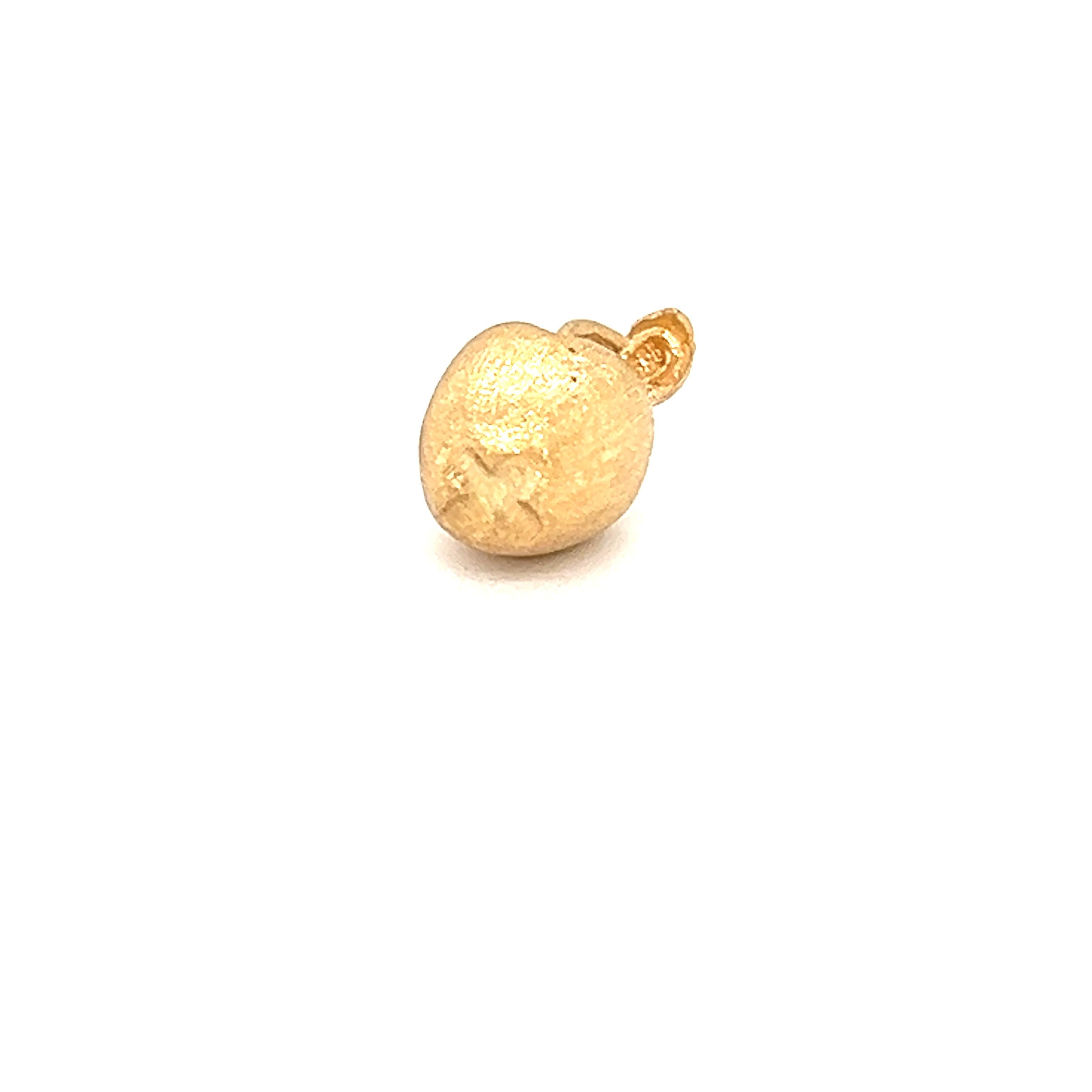 Vintage 14k Gold Apple Charm