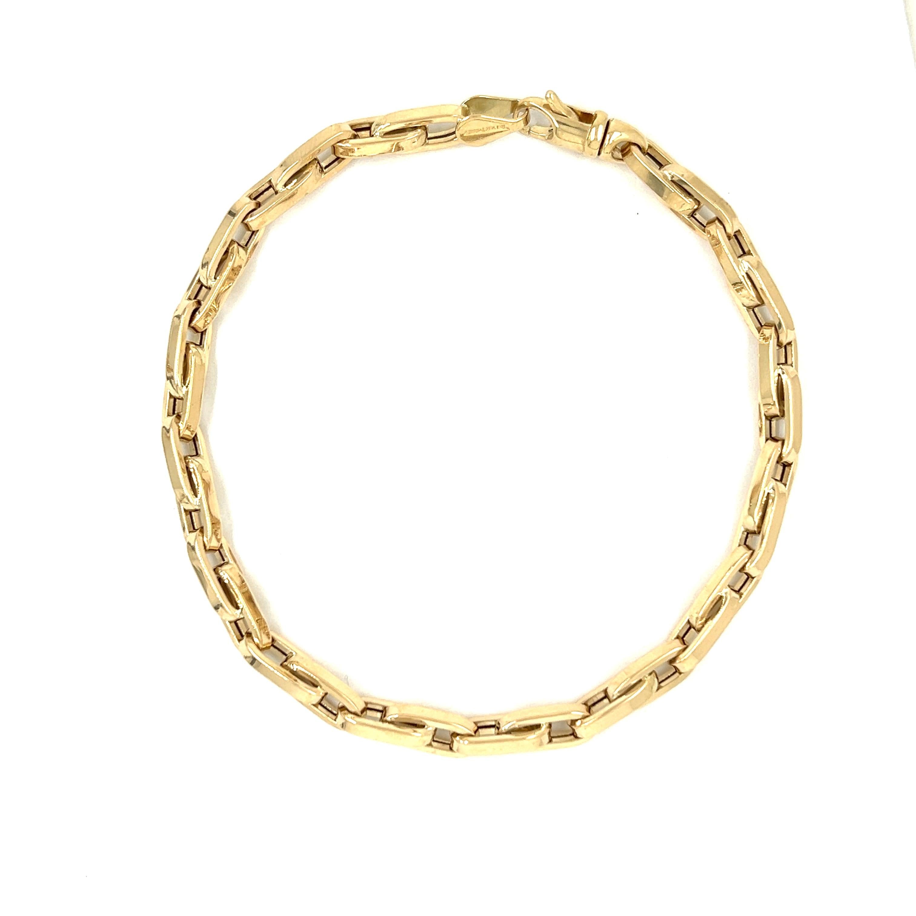 Vintage "Mens" 14k Gold Chain Bracelet