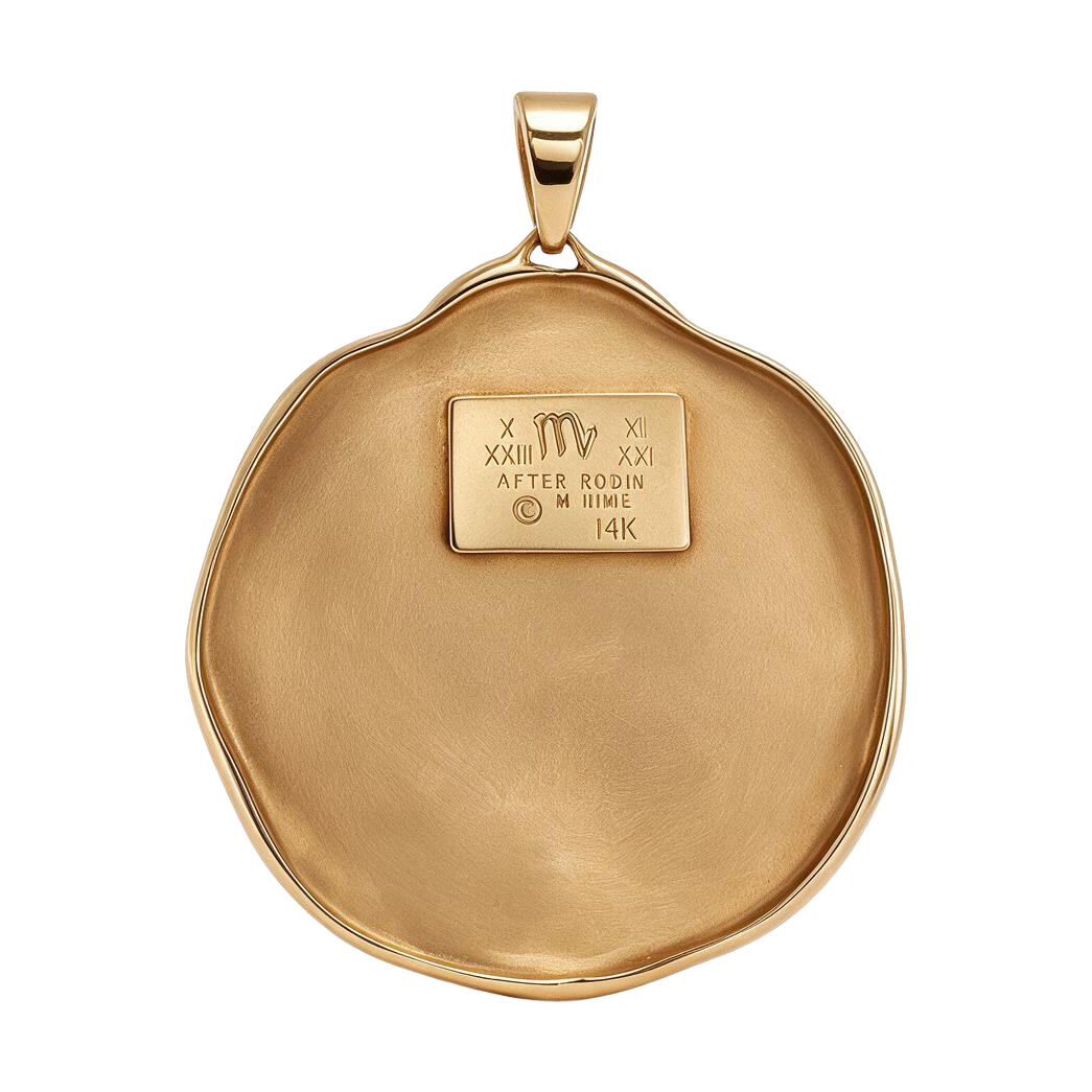 14K Solid Gold Vintage Scorpio Pendant