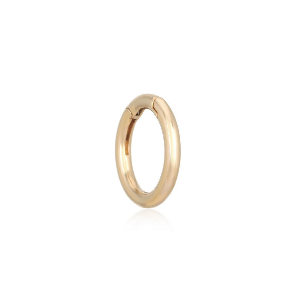 Push-in Circle Clasp 14k Gold