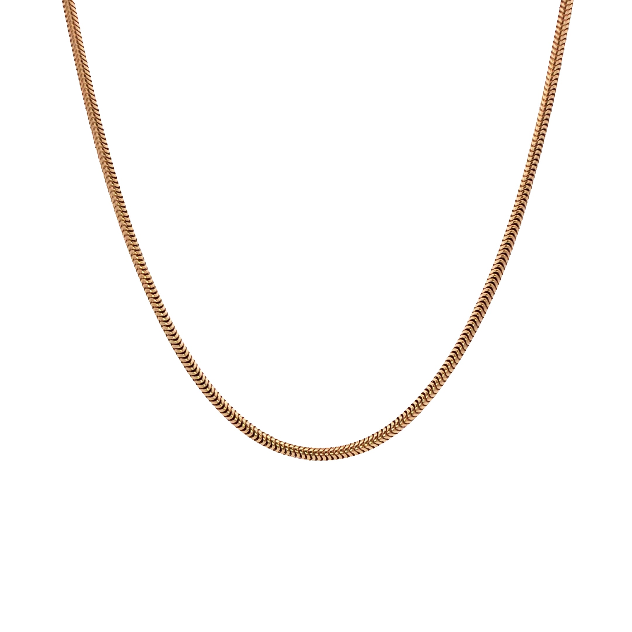 14k Yellow Gold Vintage Snake Chain