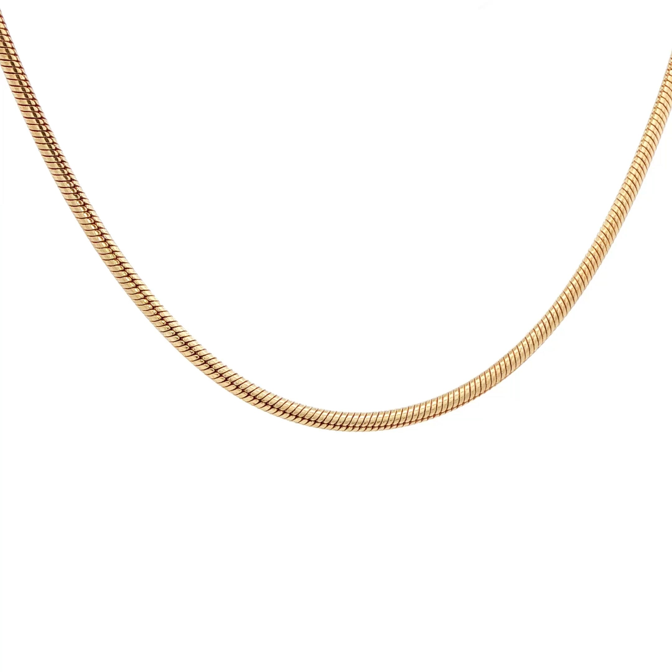 14k Yellow Gold Vintage Snake Chain