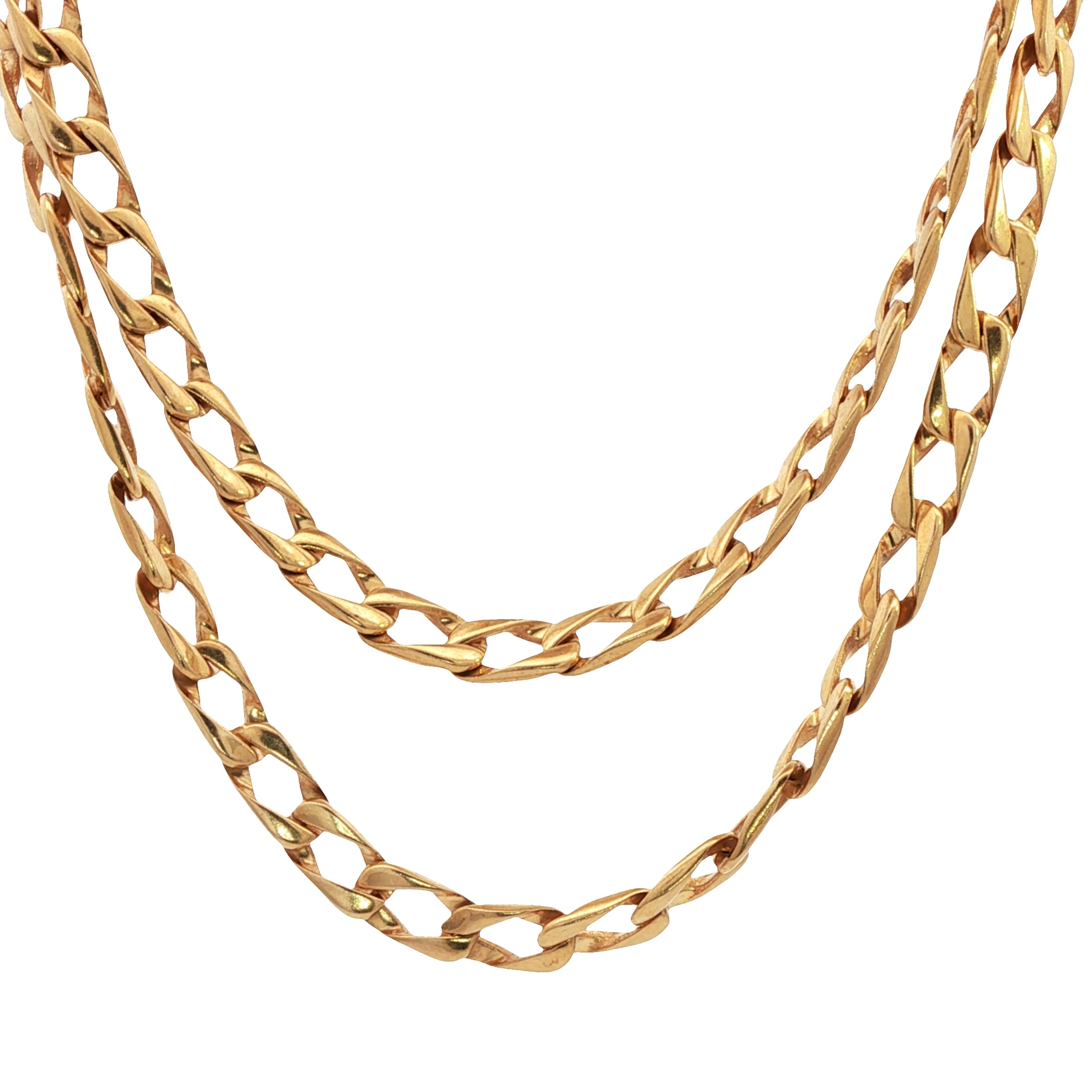 14k Yellow Gold Vintage Link Chain