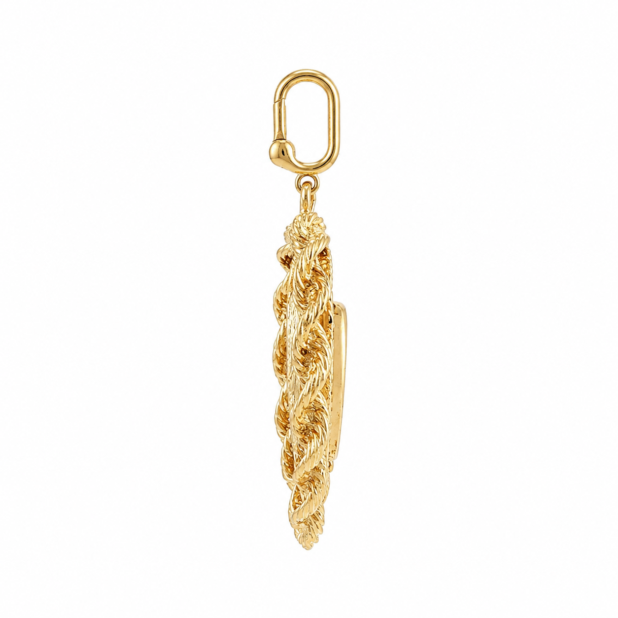 14K Yellow Gold Vintage Engravable Heart Locket Charm Pendant