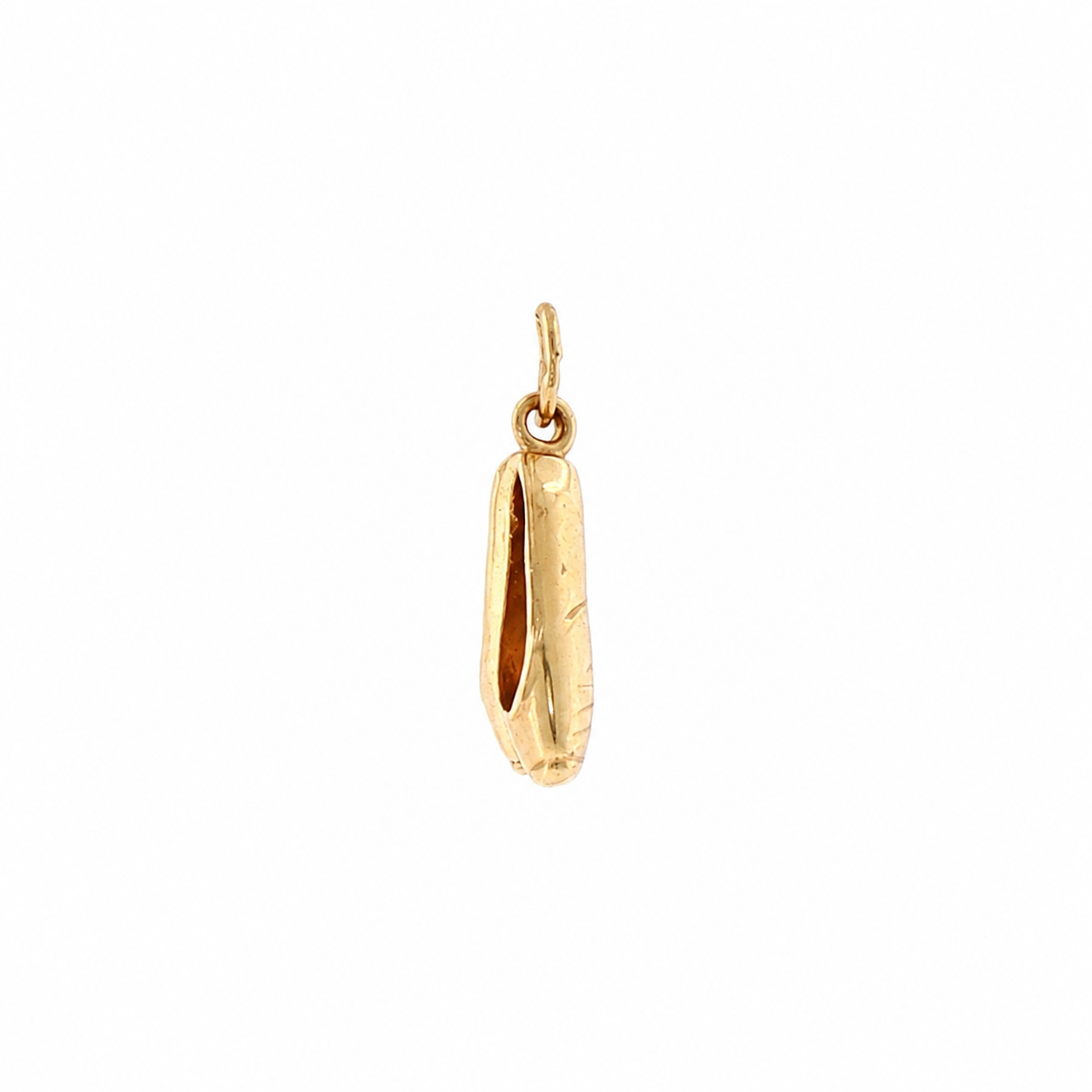 14K Yellow Gold Vintage 1960s Ballet Flats Charm