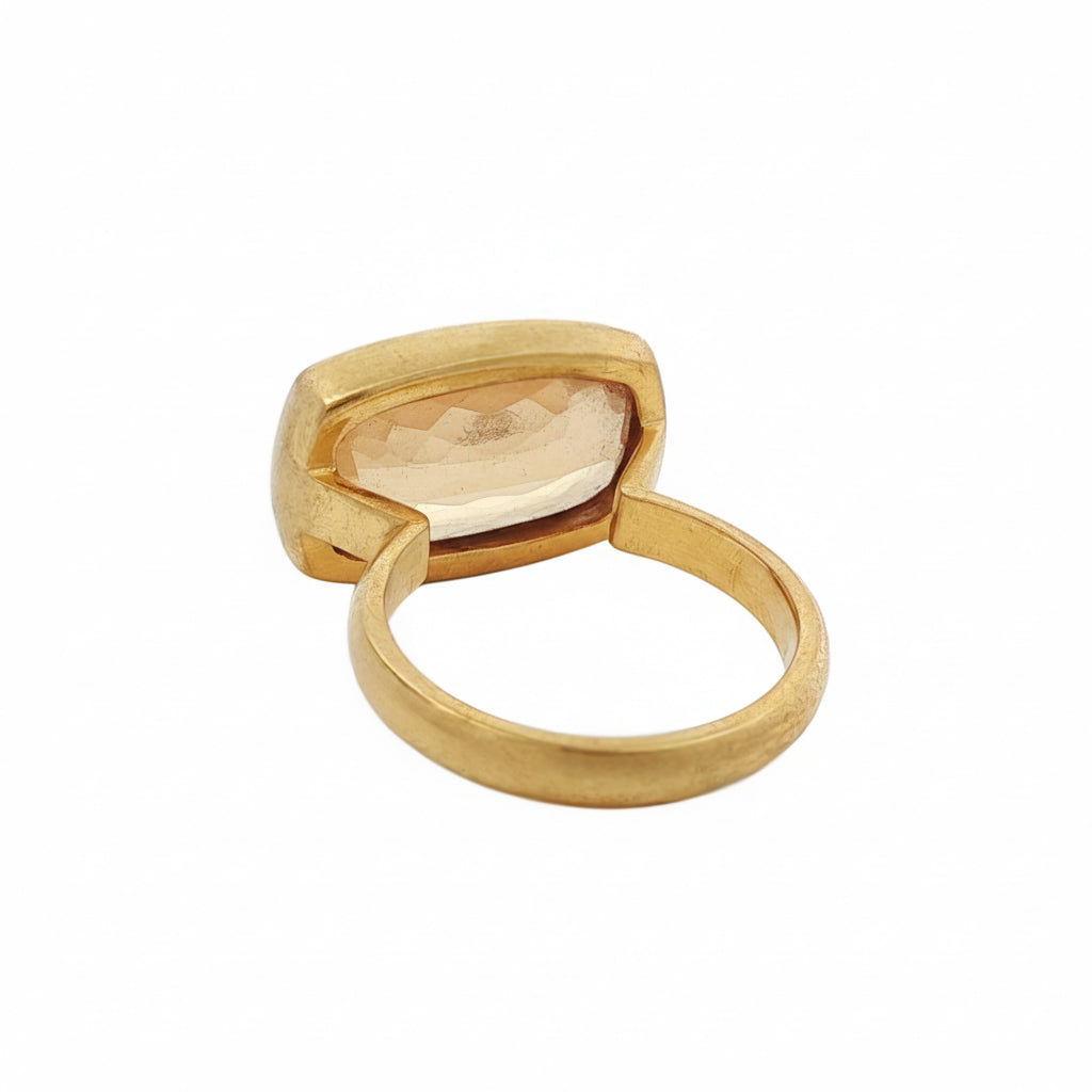 22k Yellow Gold Imperial Topaz Ring