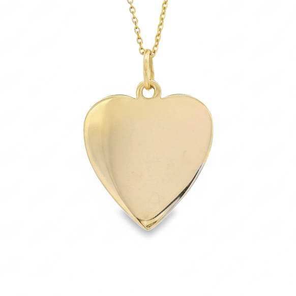 Vintage Heart 14k Gold Charm