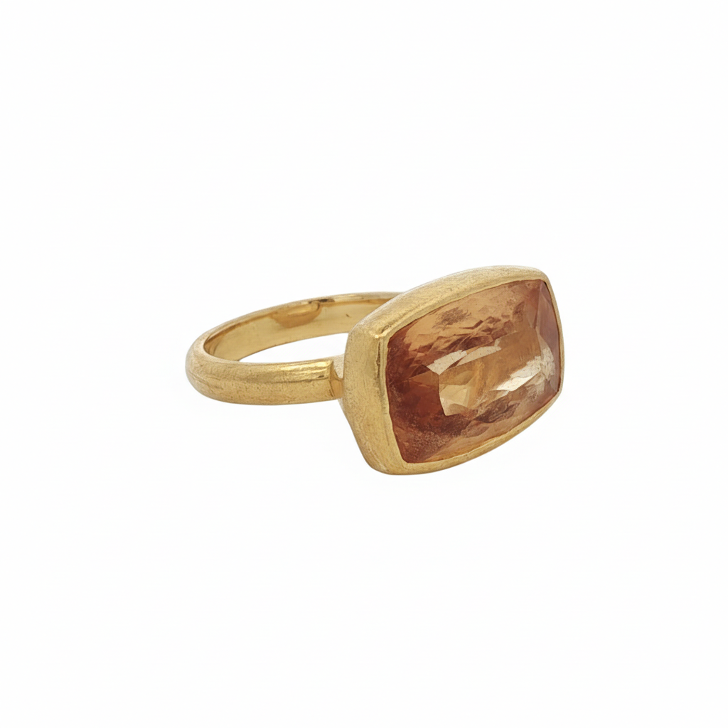 22k Yellow Gold Imperial Topaz Ring
