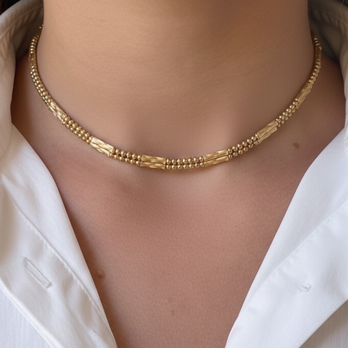 18k Yellow Gold Magentic Chain