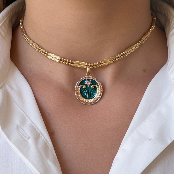 18k Yellow Gold Magentic Chain