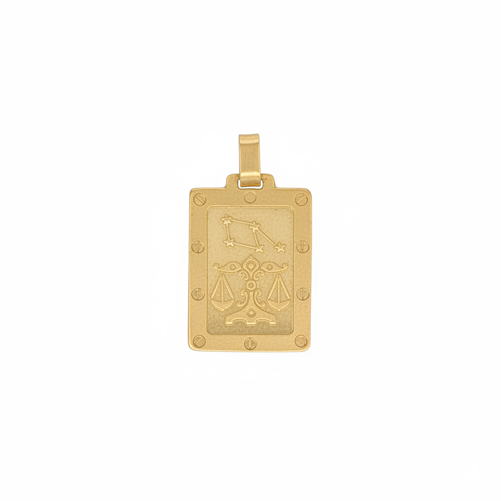 14k Yellow Gold Vintage Libra Charm