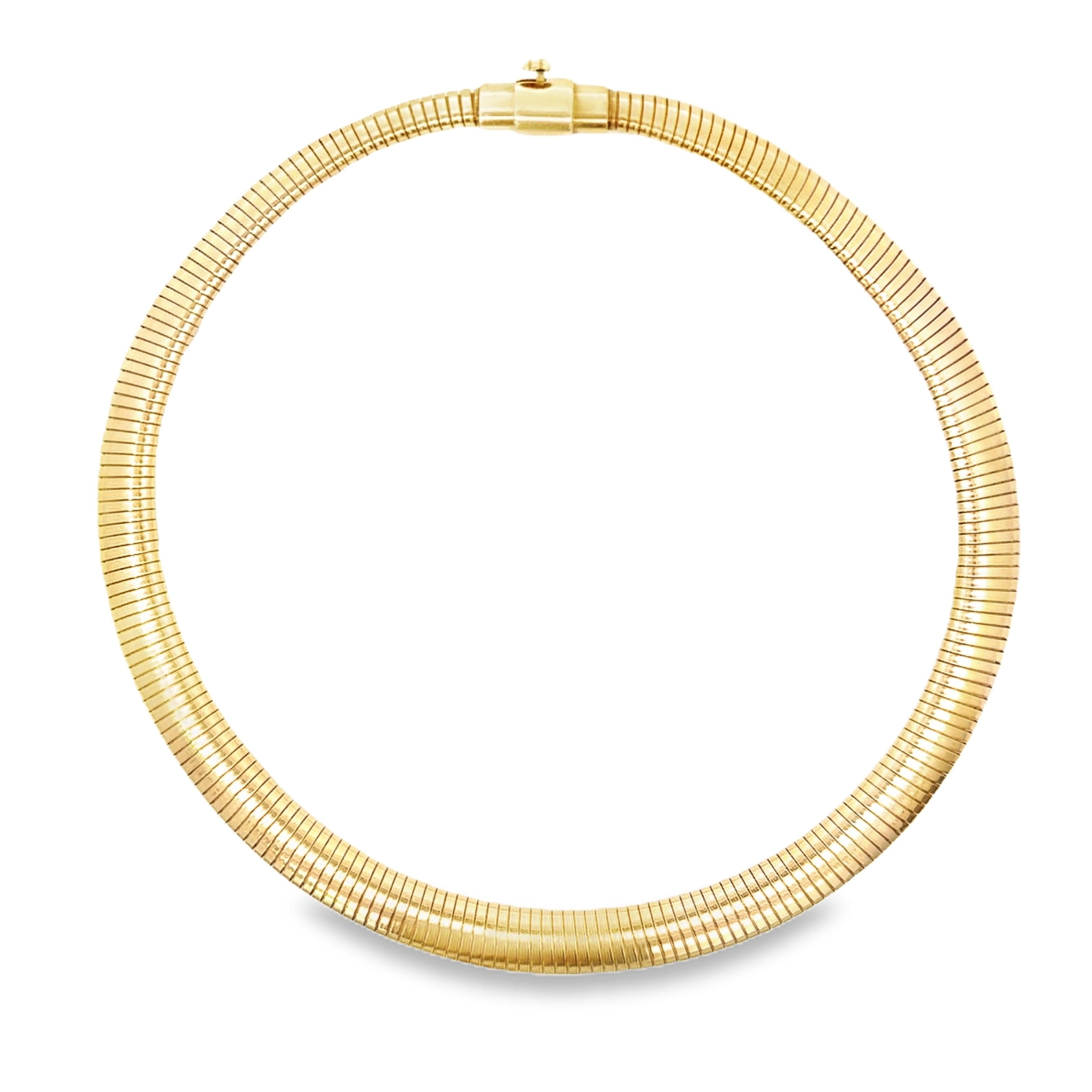 Tubogas Forstner 14k Gold Necklace